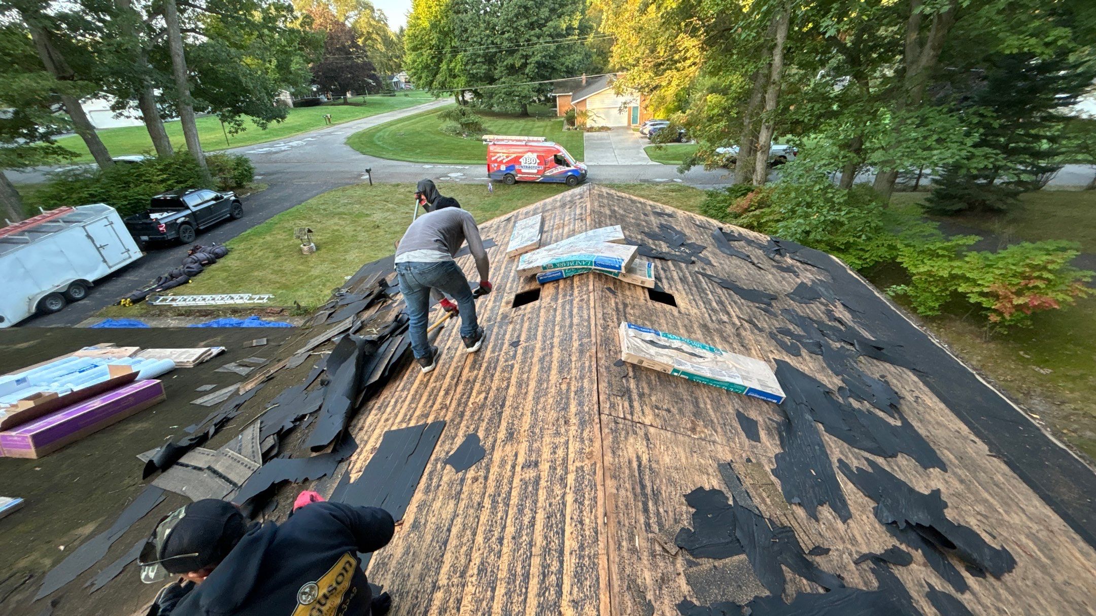 Roof Replacement using CertainTeed Landmark by 180 Contractors
