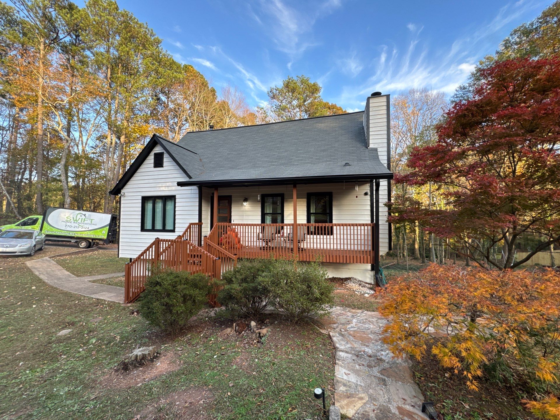 Full Exterior Siding and Trim Painting in Kennesaw by Swift Home Renovations