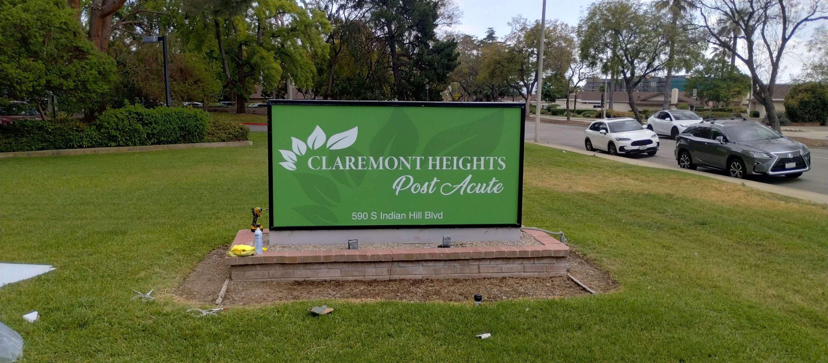 Project in Claremont by Golden State Signs