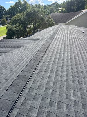 Residential Roofing Installation using GAF Timberline HDZ Charcoal