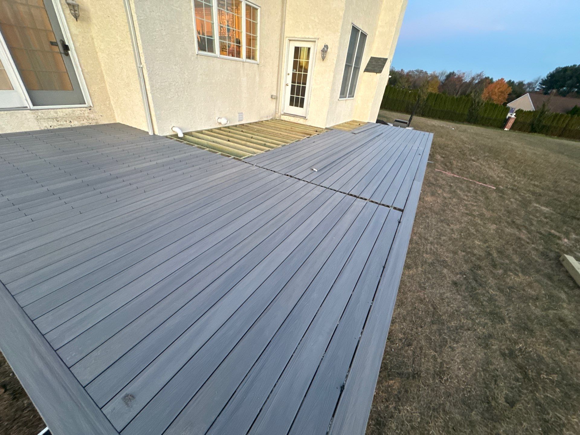 New Deck using Deckorators Venture - Color Saltwater by deck guardian