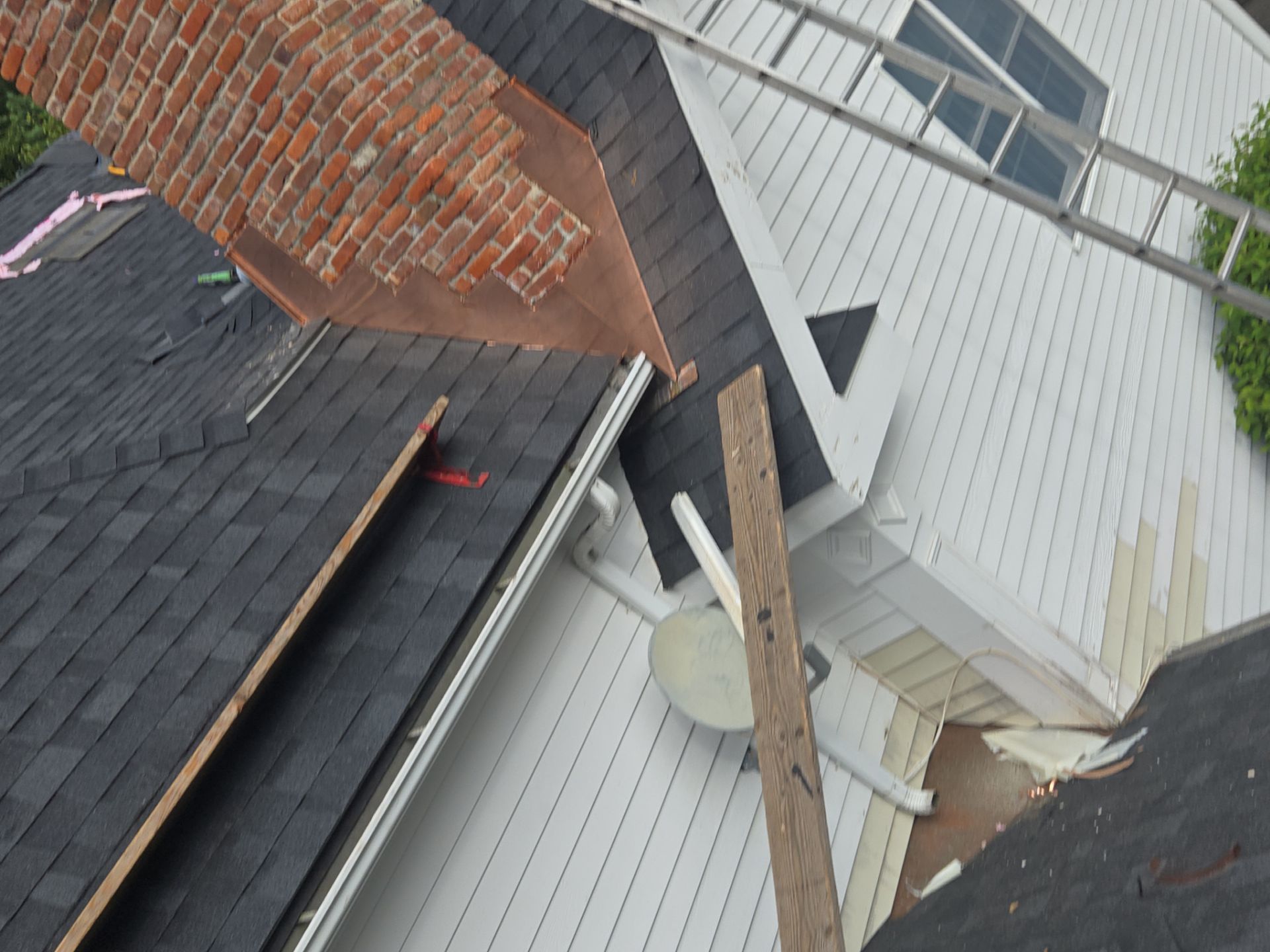 Residential Roofing Installation using Owens Corning TruDefinition Duration - Onyx Black by A Plus Exterior