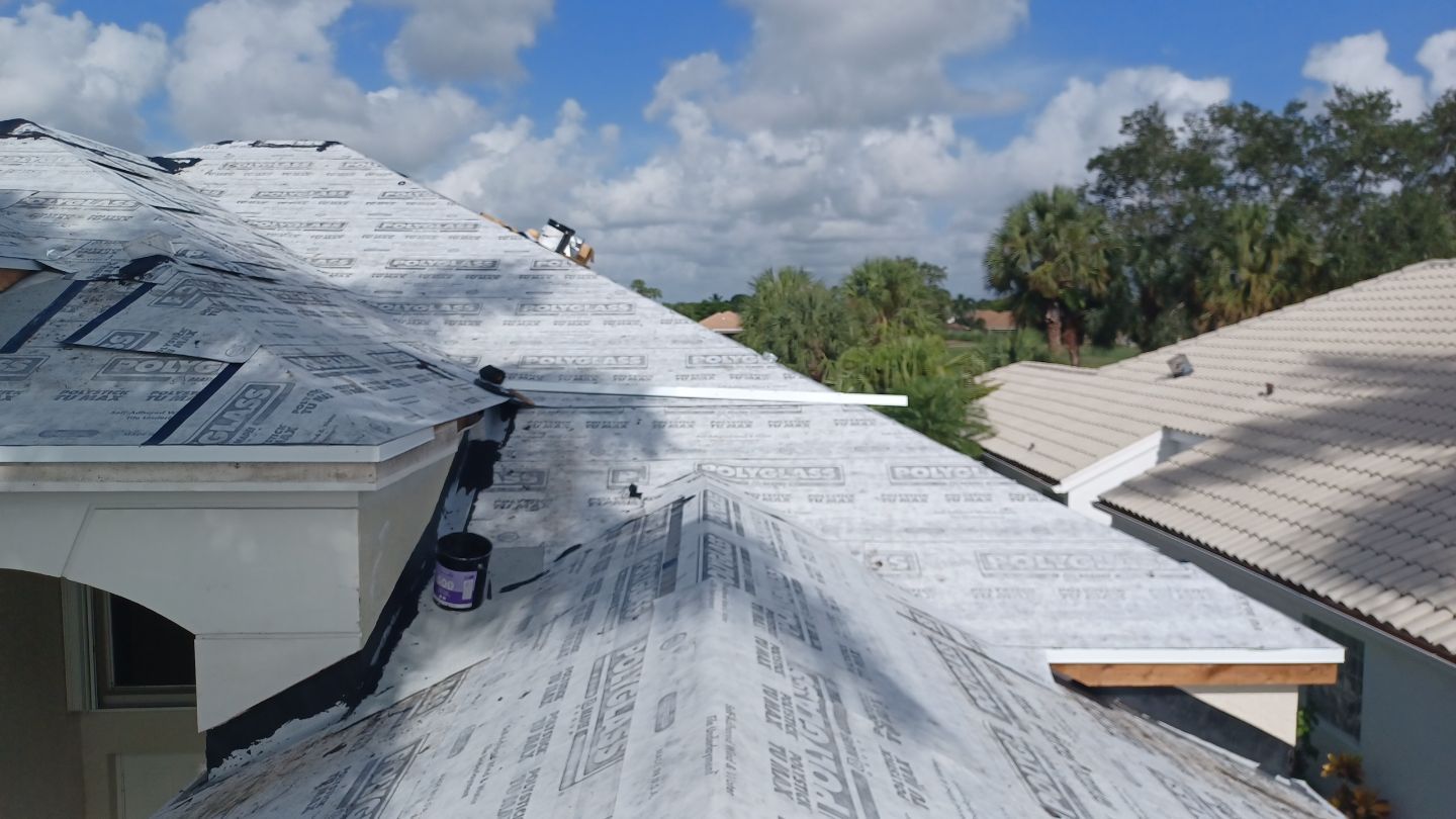 Residential Roofing Installation using Eagle Roofing Tile by BLUES BROTHERS ROOFING