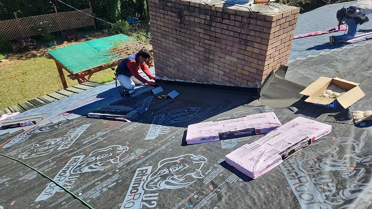 Residential Roofing Installation using Owens Corning Duration-Harbor Blue  by Indigo State Roofing