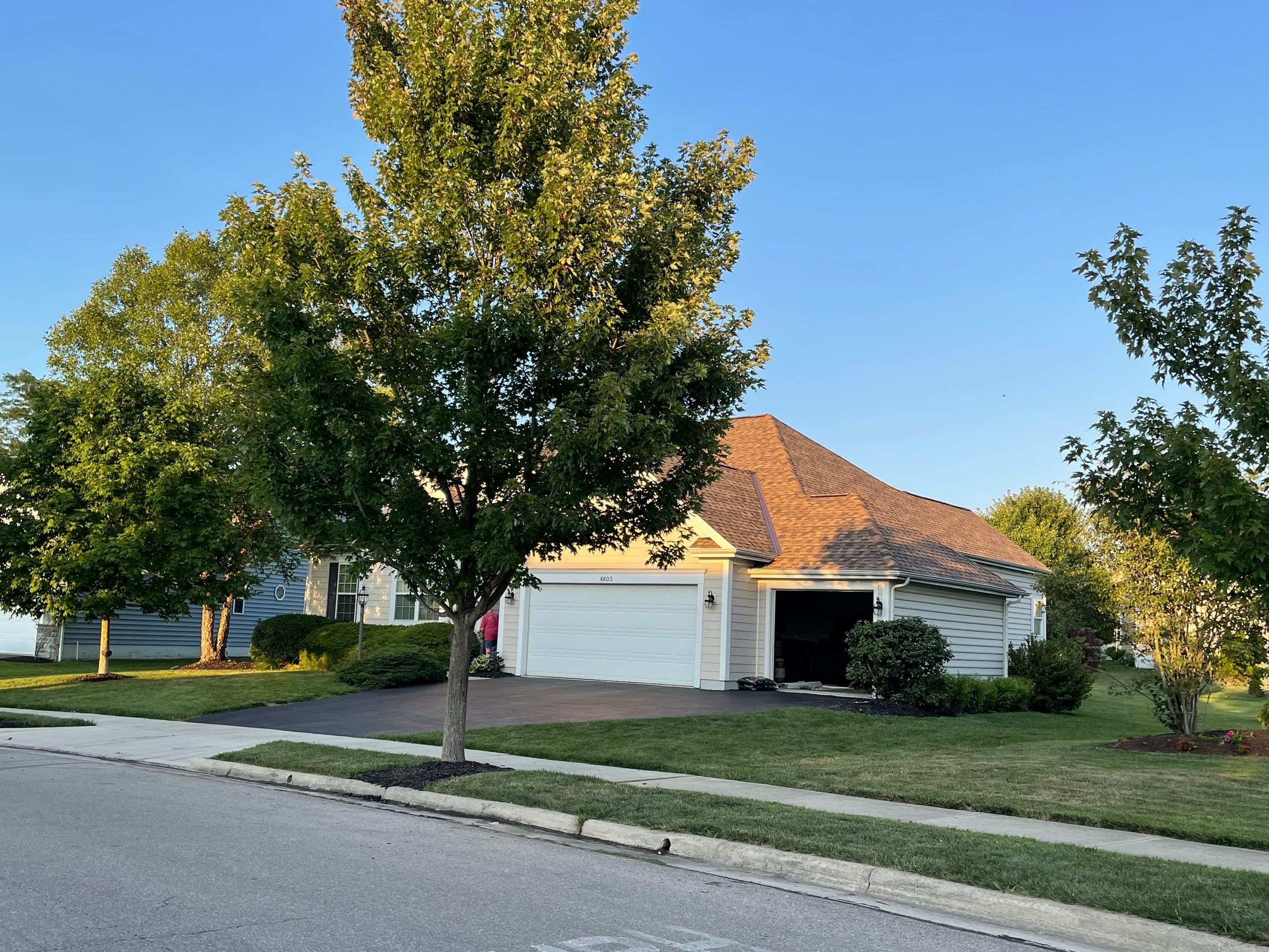 Residential Roofing Installation using IKO dimensional shingles by SOS Home Ohio 