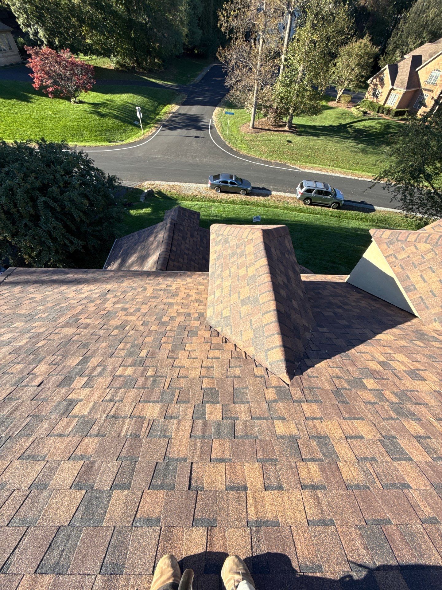 Great Falls : Residential Roof Replacement with CertainTeed Landmark Pro in Max Def Burnt Sienna  by RM Banning, Inc.