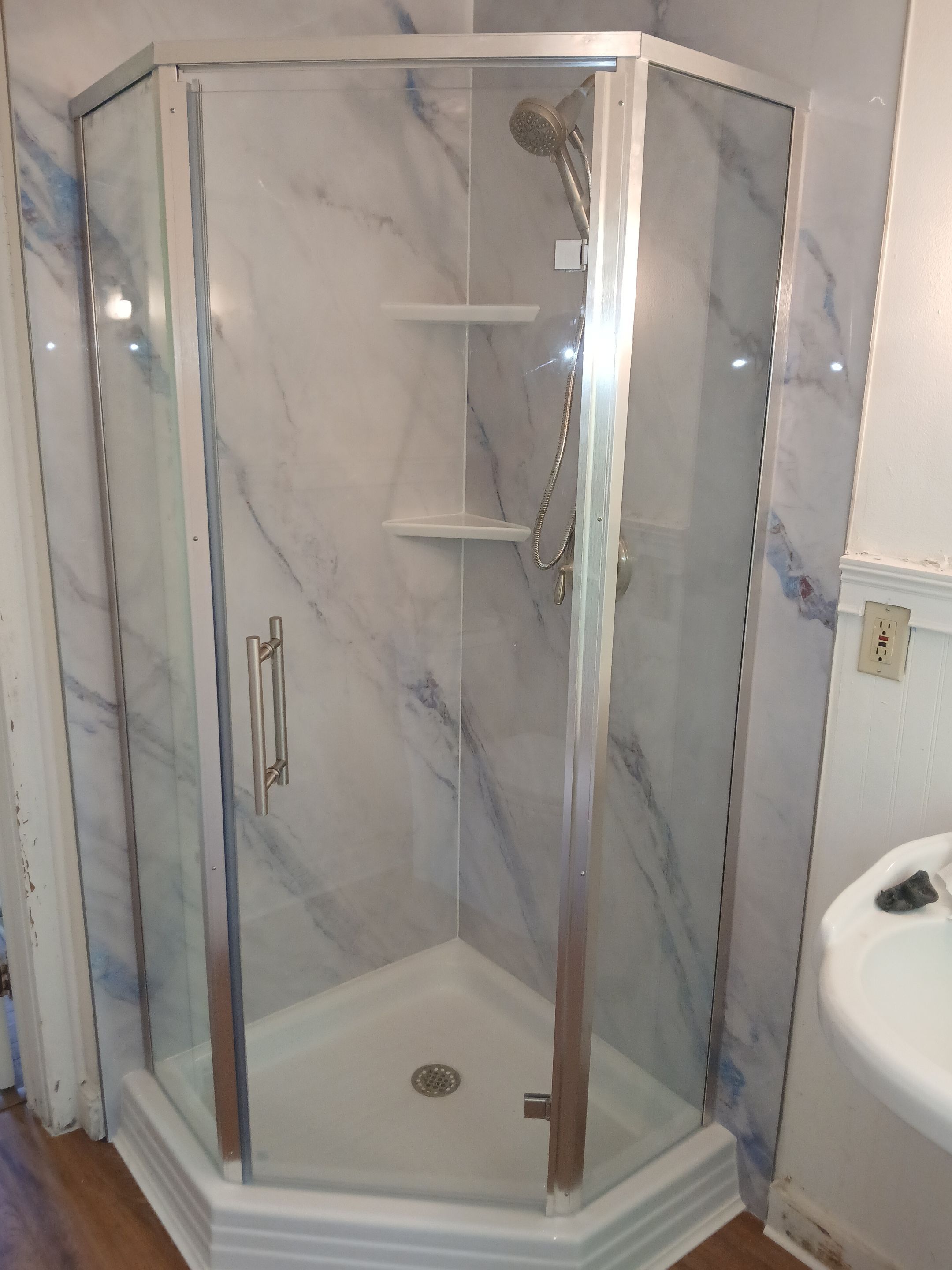 Shower and Flooring Upgrade in Dover by Gc Makeovers
