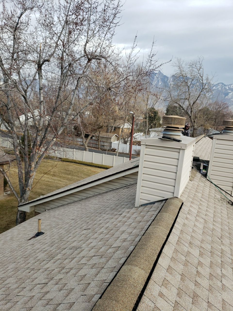 Storm Damaged Roof using GAF Timberline HDZ - Lifetime Shingle by The Roof Doctor