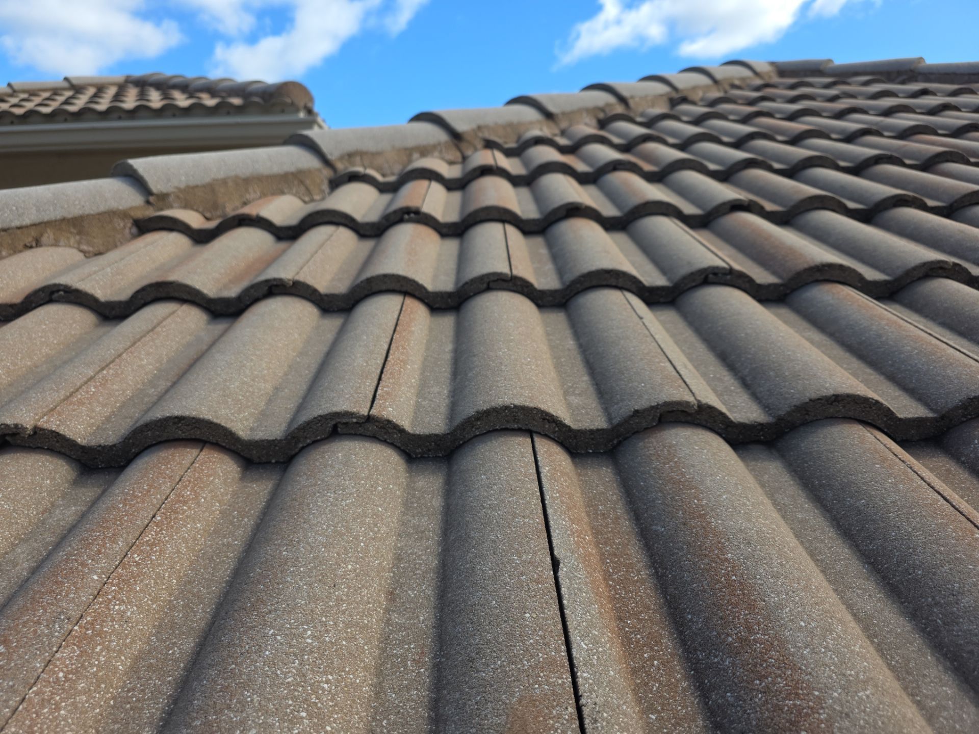 Full Concrete S-Tile Roof Replacement and Deck Repair in Wellington by Aastro Roofing