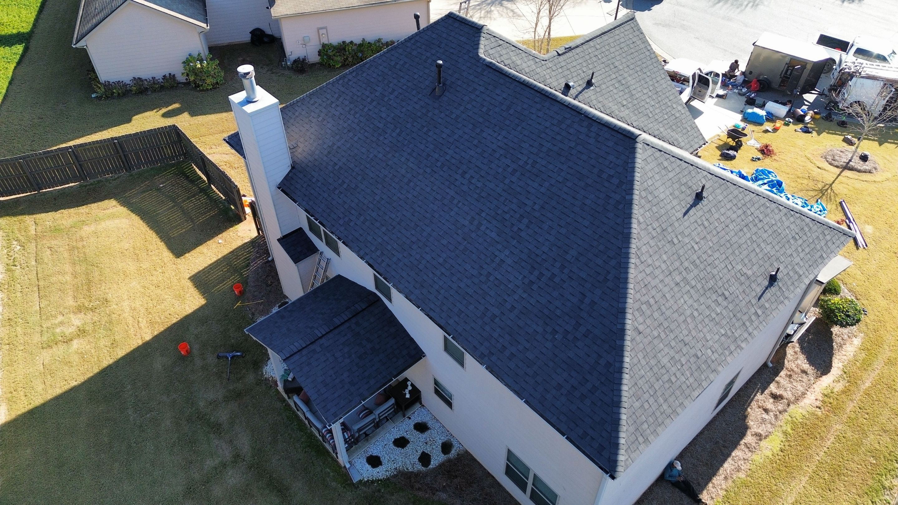 Cumming, GA Roof Replacement CertainTeed Landmark Moire Black by Reset Roofing