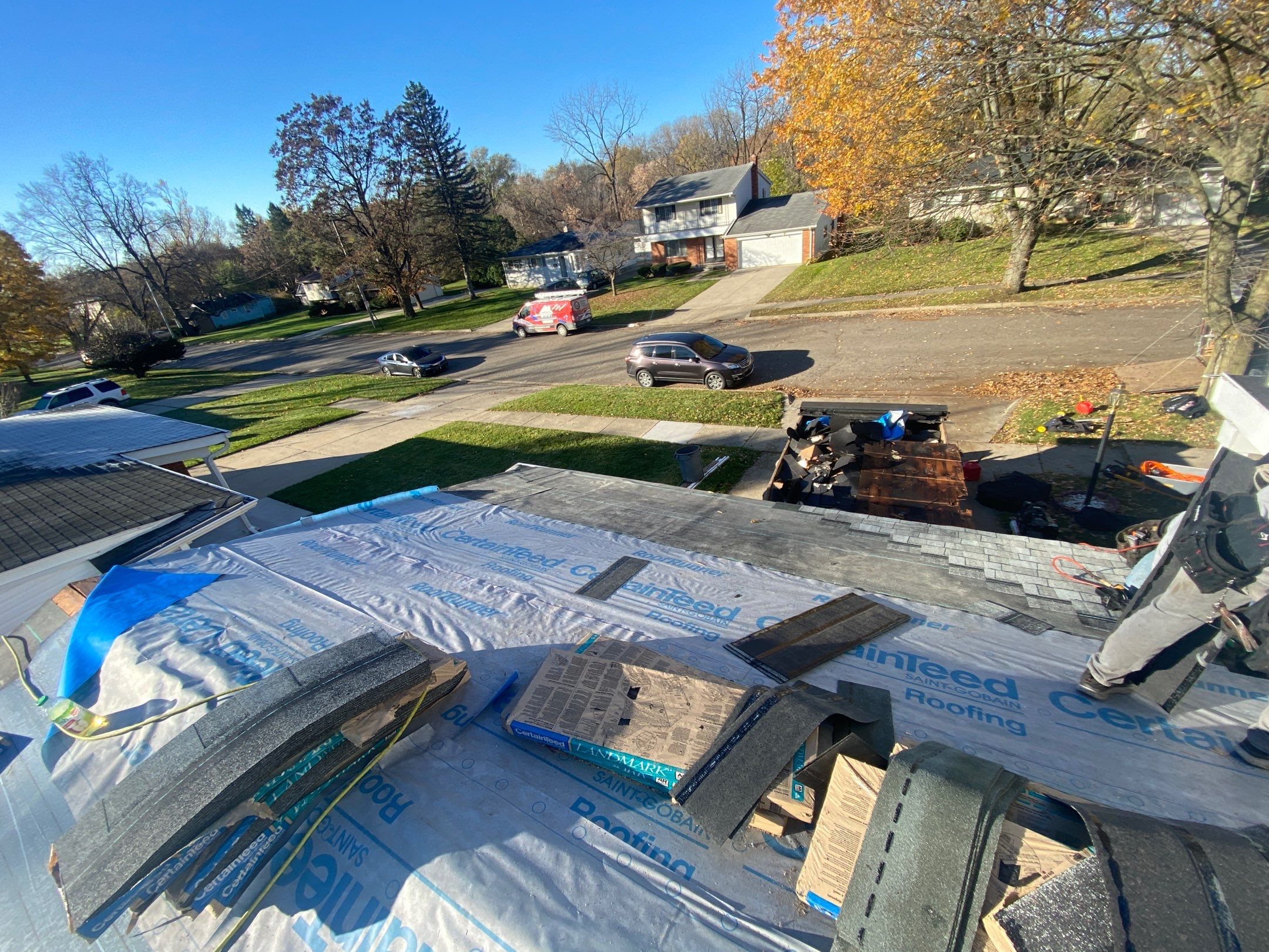 Roof Replacement using CertainTeed Landmark by 180 Contractors