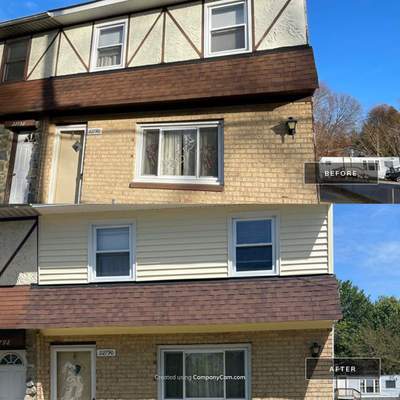 Siding Installation using Vinyl Mastic Ovation