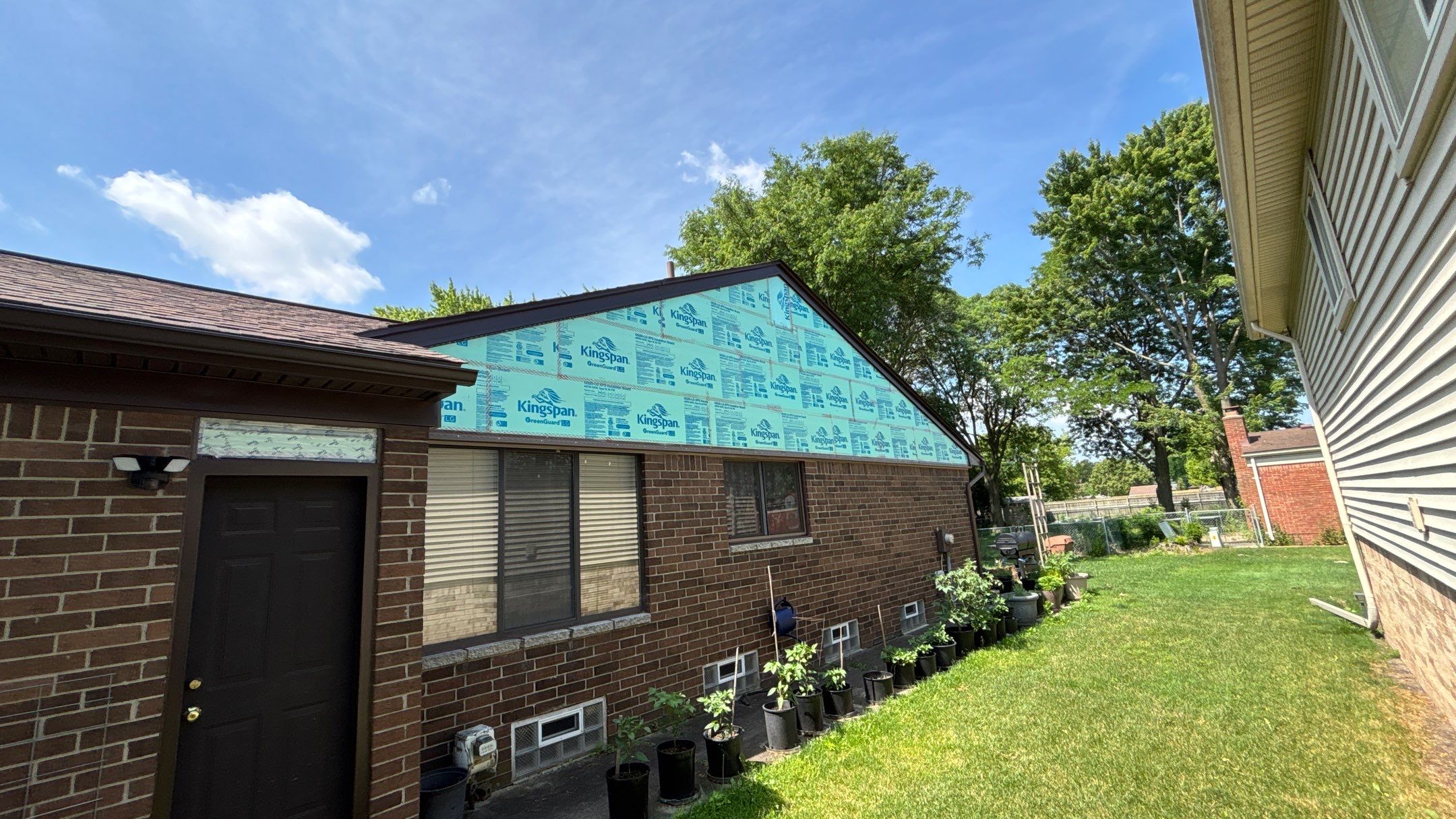 Siding Installation using Ascend 7" Composite Flagship Brown by 180 Contractors