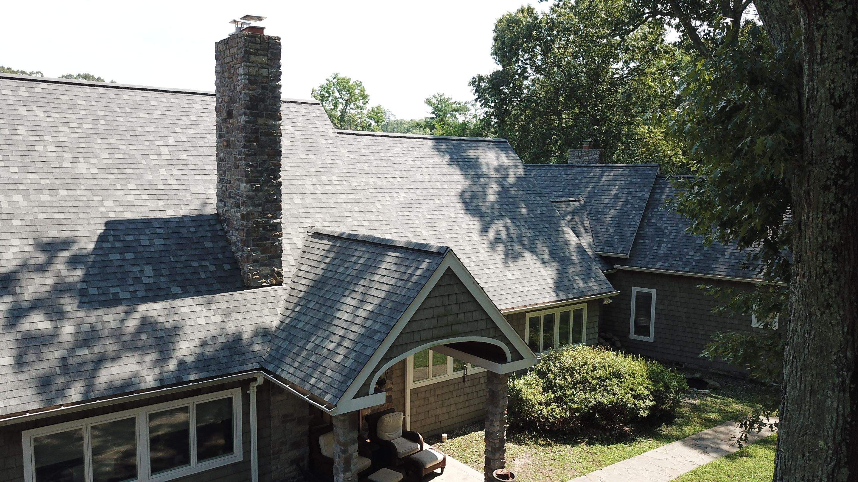 Roof Replacement using IKO Dynasty by American Home Contractors