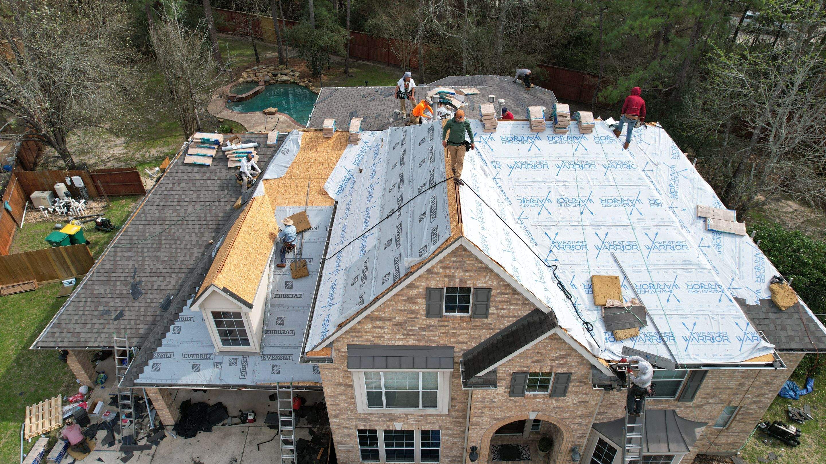 Two-Story Estate Roof Replacement — Spring, TX by PL Roofing & SB Roofing, LLC.