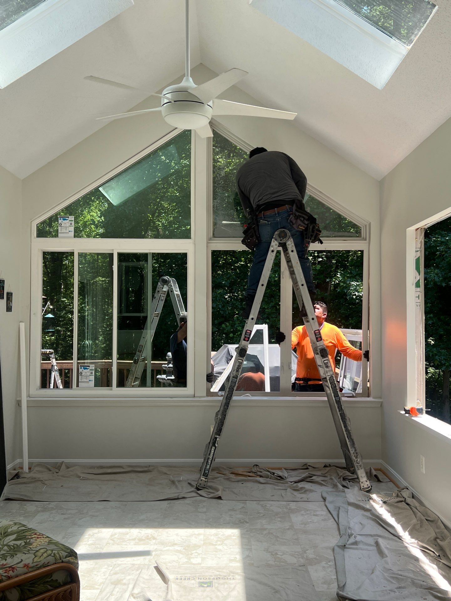Whole house window replacement by Window Depot of Annapolis