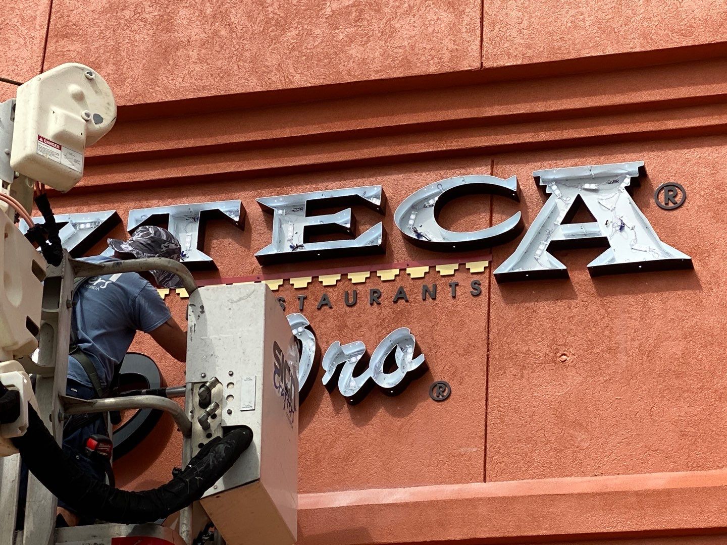 Channel Letters for Azteca by SignCrafters