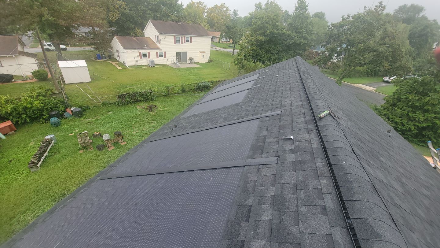 Roof and Solar Installation using GAF Timberline Solar HDZ by ExteriorPros