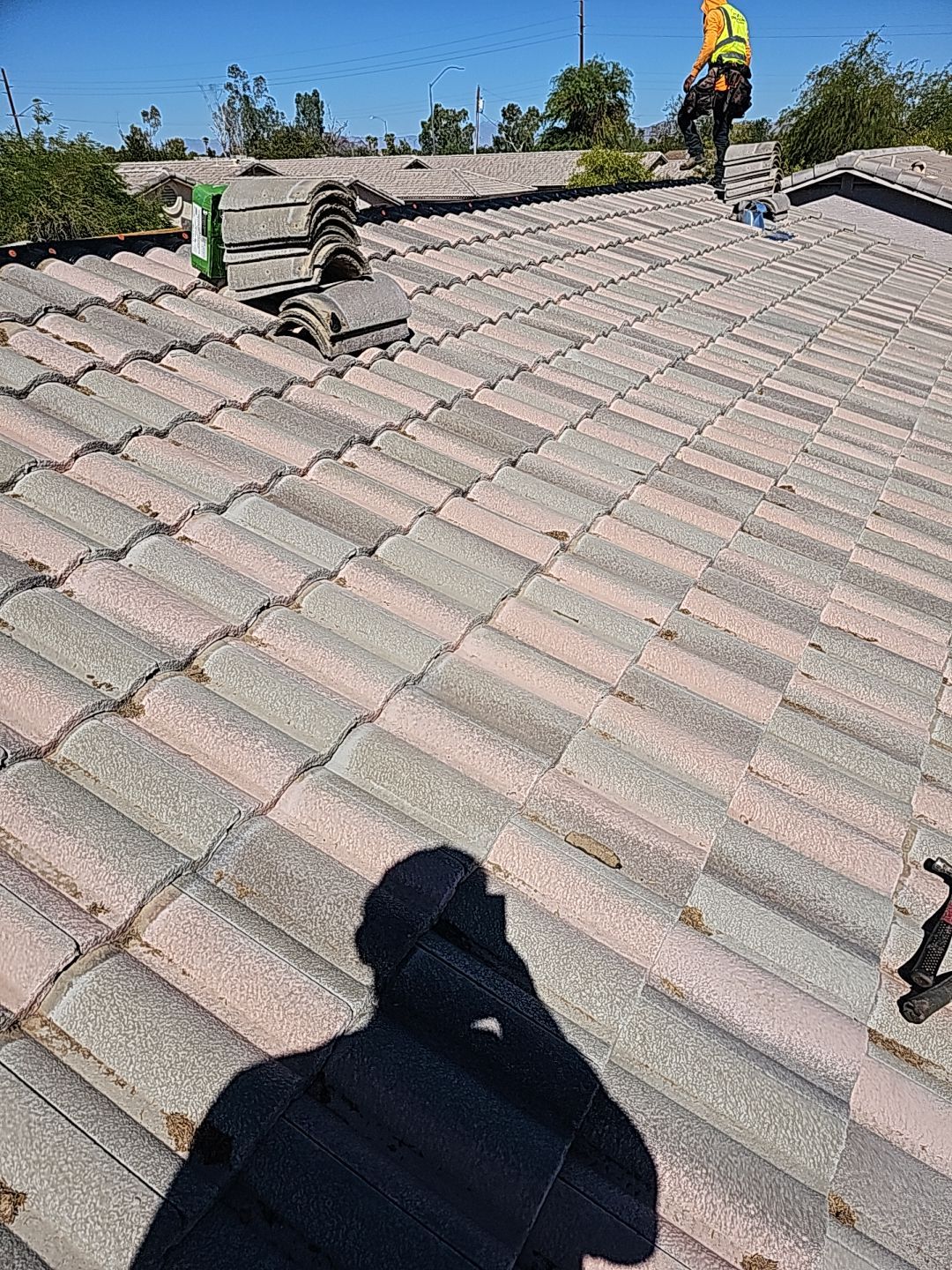 Santa Fe Blend Concrete Tile by Reimagine Roofing