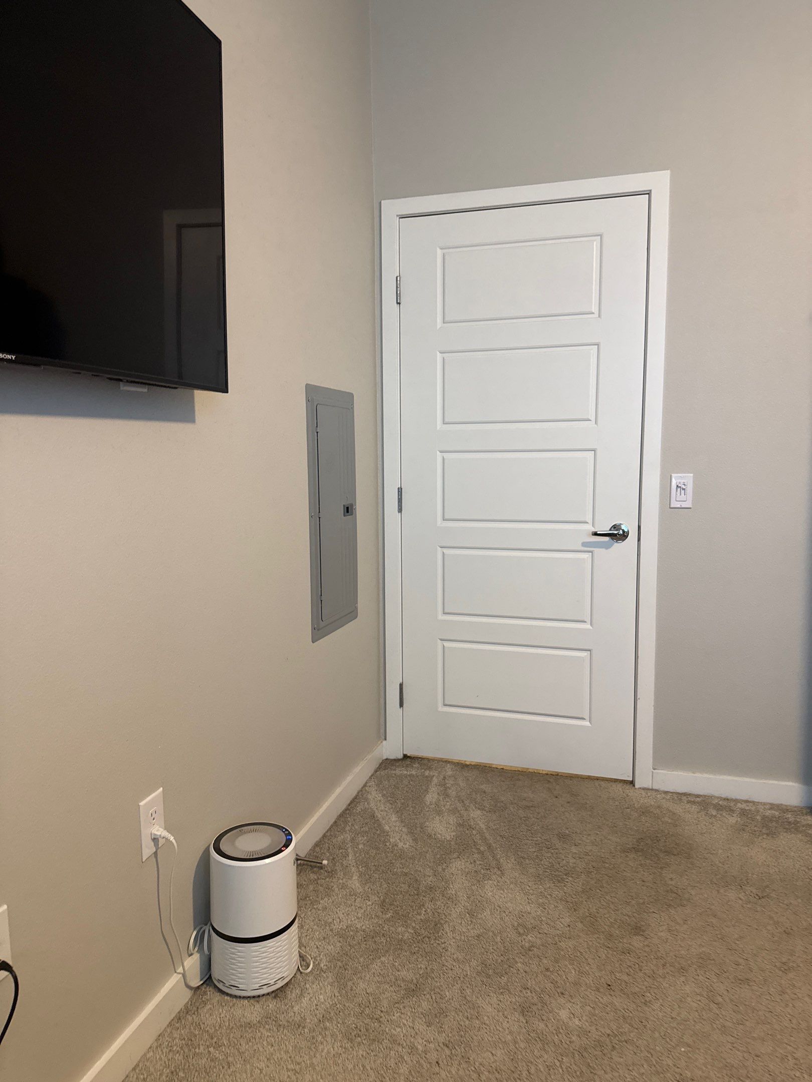 Professional TV Mounting and Five-Panel Door Installation in Las Vegas by CompanyCam Sales Demo
