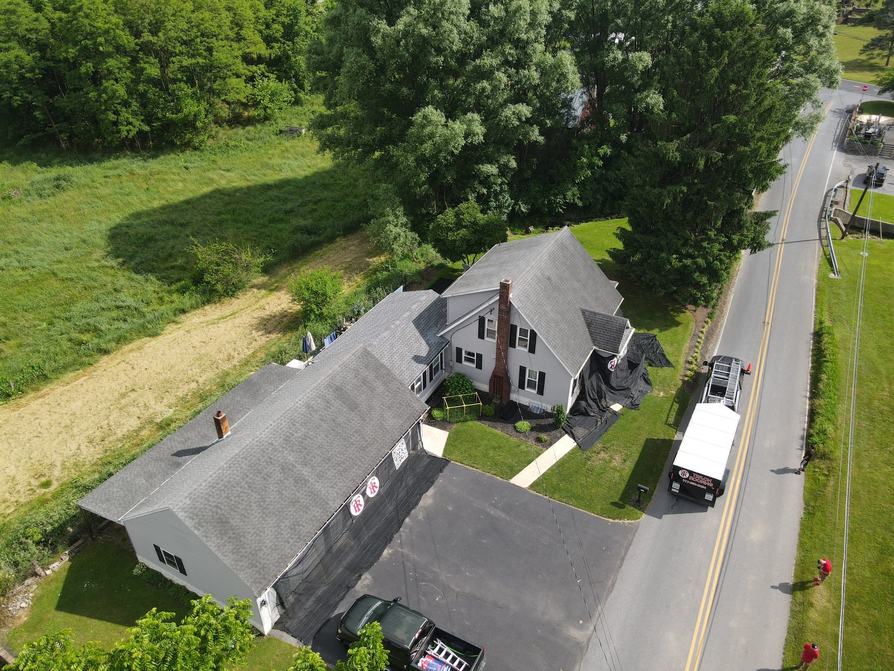 Biscayne Blue Architectural Shingle Install  by Teflon Roofing