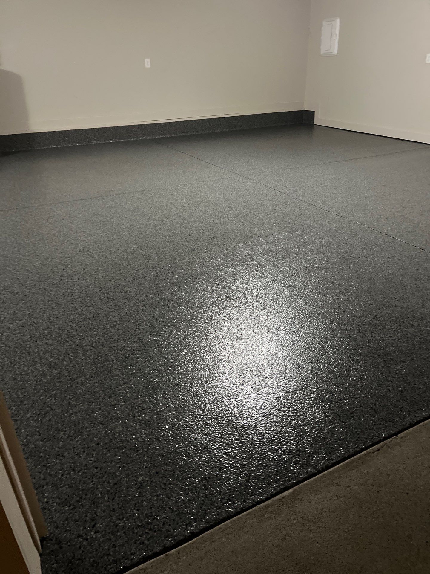 Garage Floor Coating using Nightfall by My Garage Floor Guys