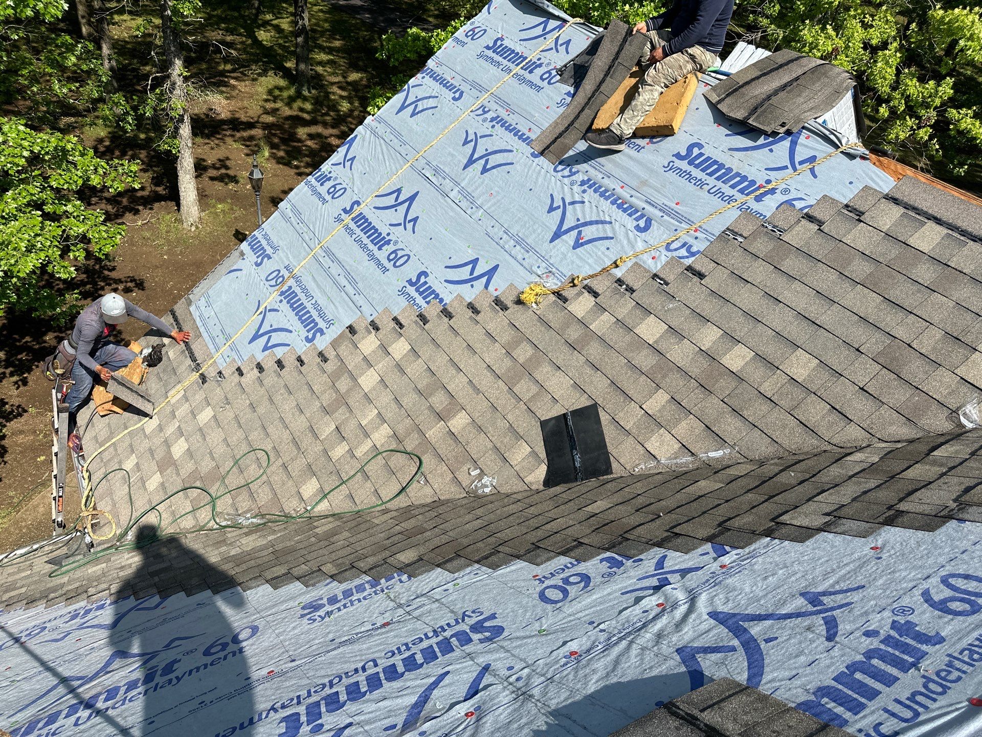 Residential Roofing Install - Atlas Pinnacle Pristine Shingles - Color Weathered Wood  by Titan Commercial & Residential Roofing 