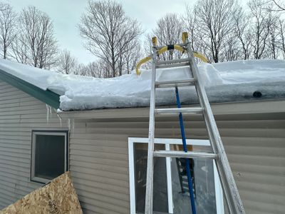 Residential Ice Dam Removal in Bellaire, MI