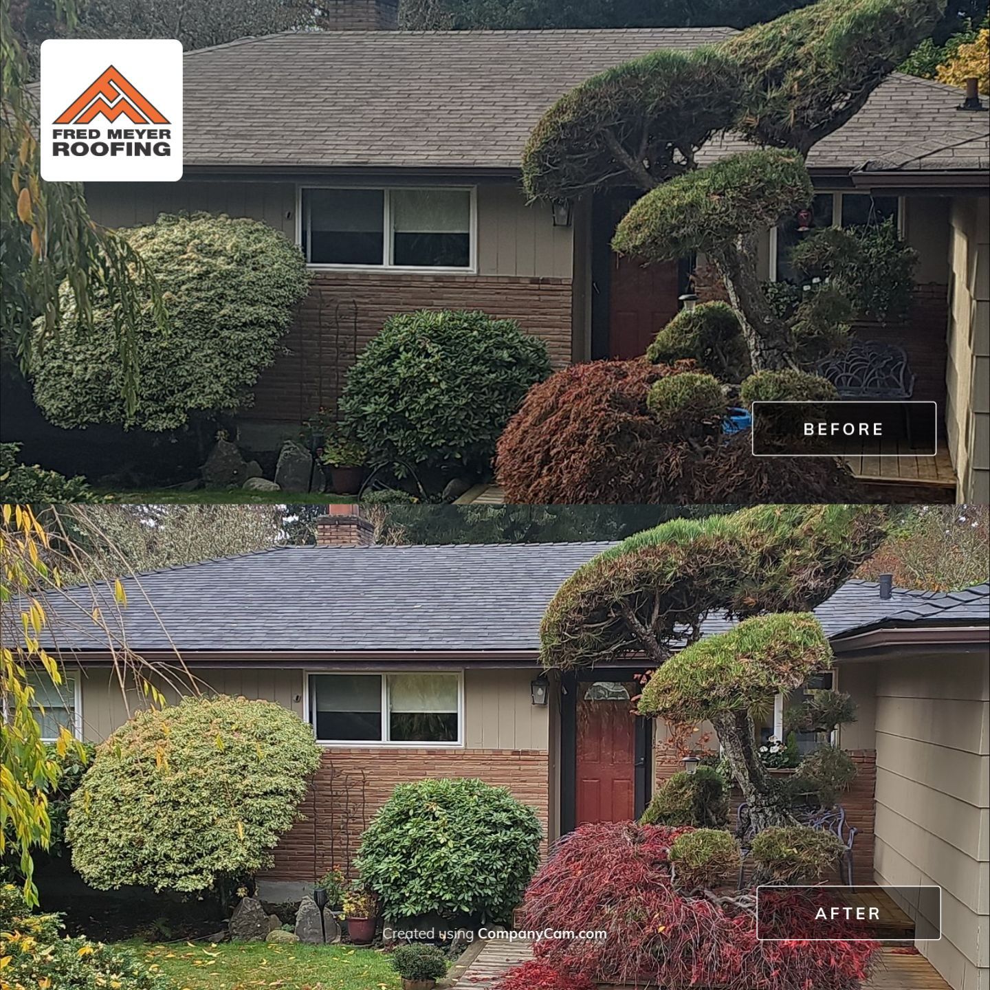 Roofing Project in Burien by Fred Meyer Roofing
