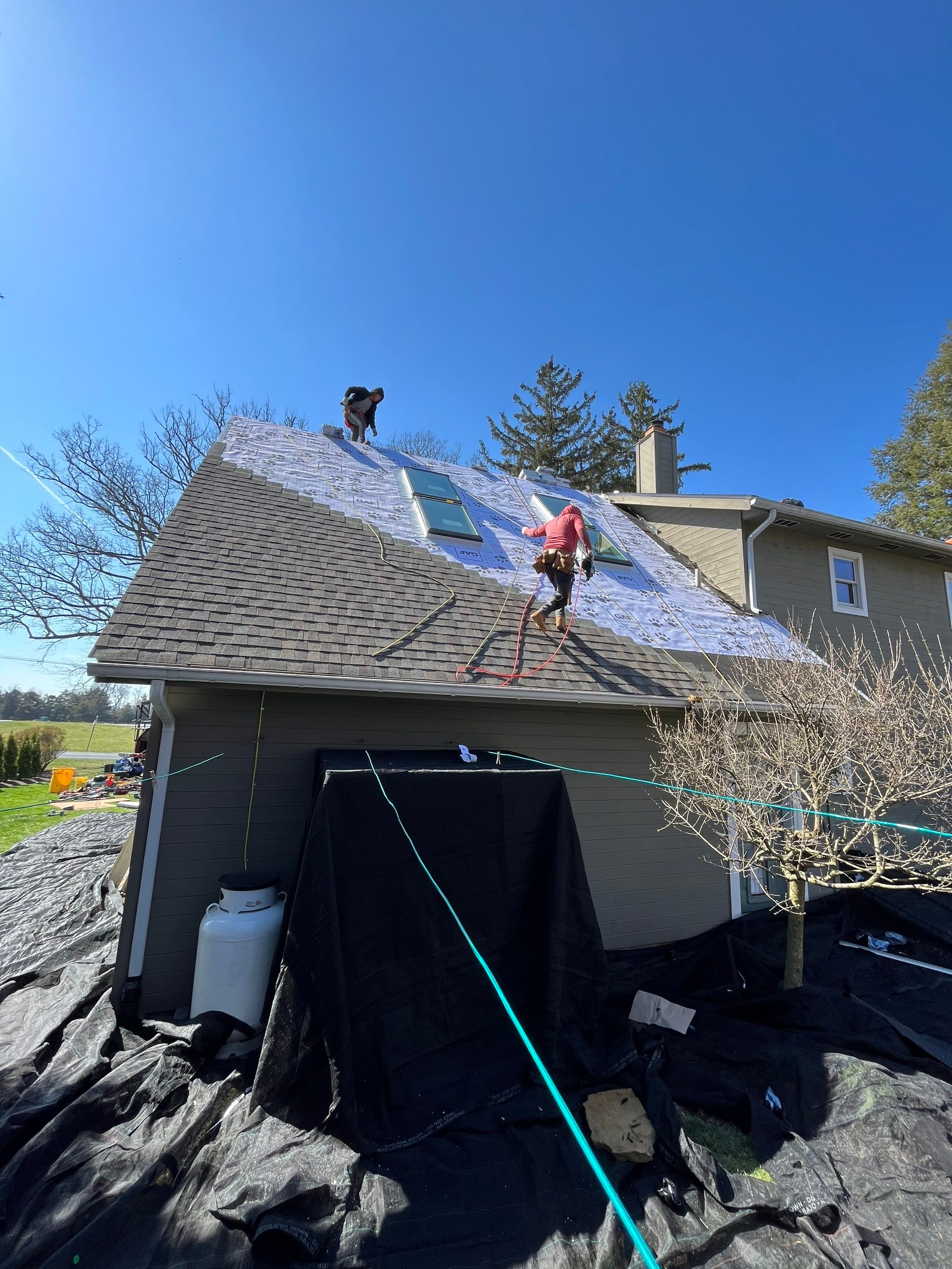 Cedar Falls Gaf roofing installation by Teflon Roofing