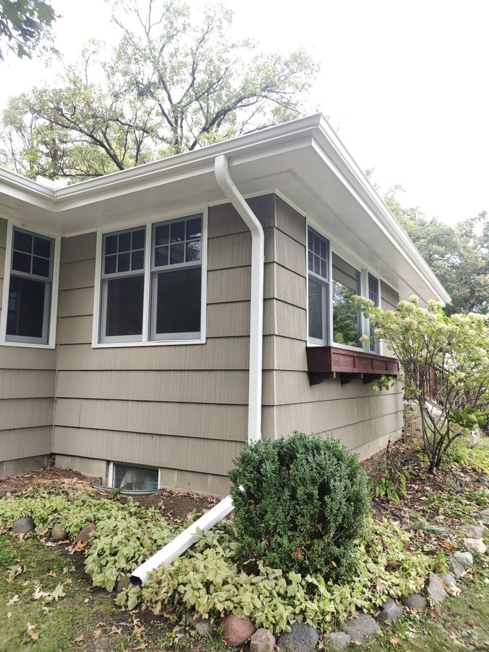 5" Gutters in Hopkins by Next Level Seamless Gutters / Exteriors Inc.