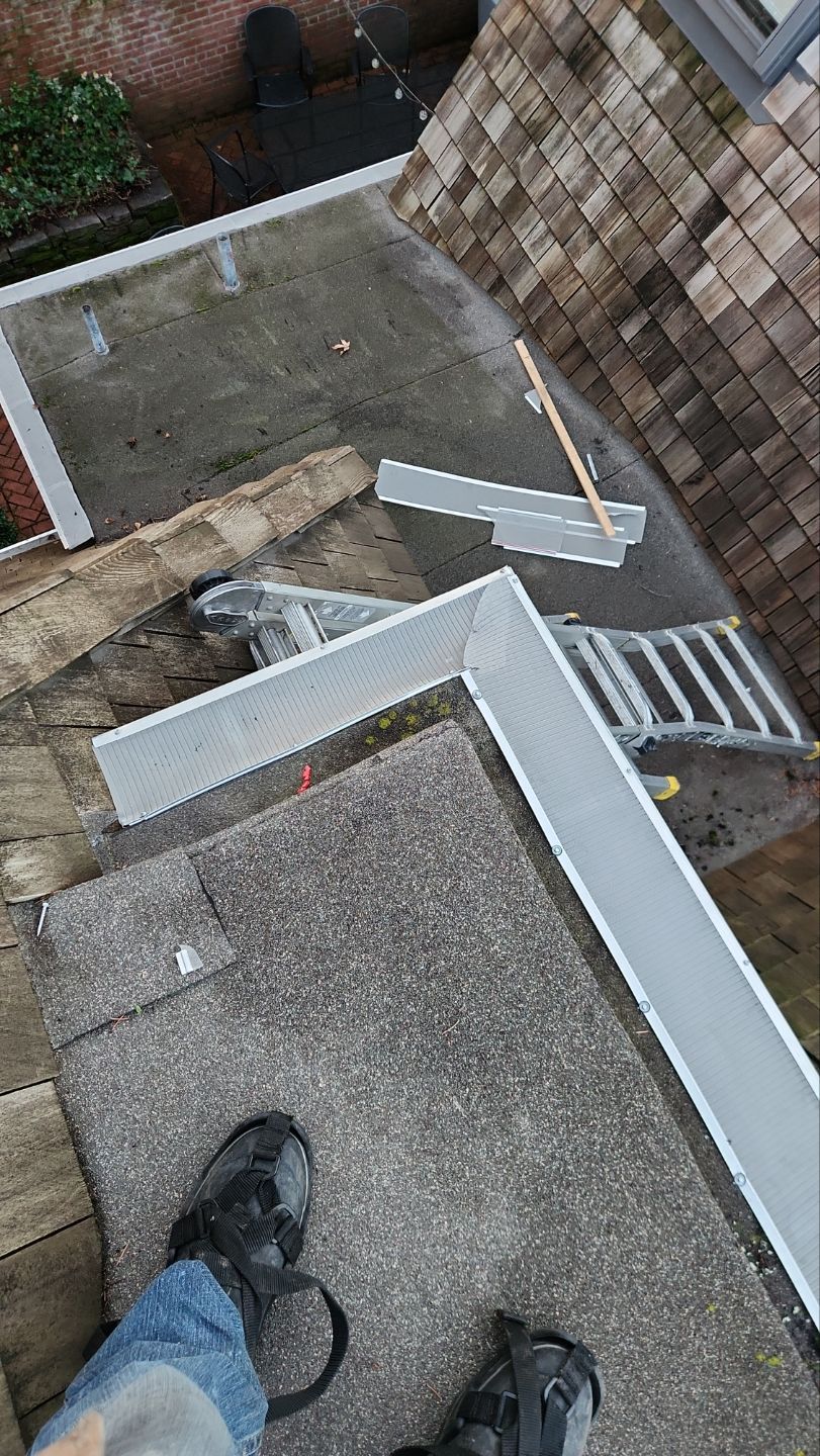 Gutter Guard Installation using Gutter Glove by Willamette Outdoor Wash LLC