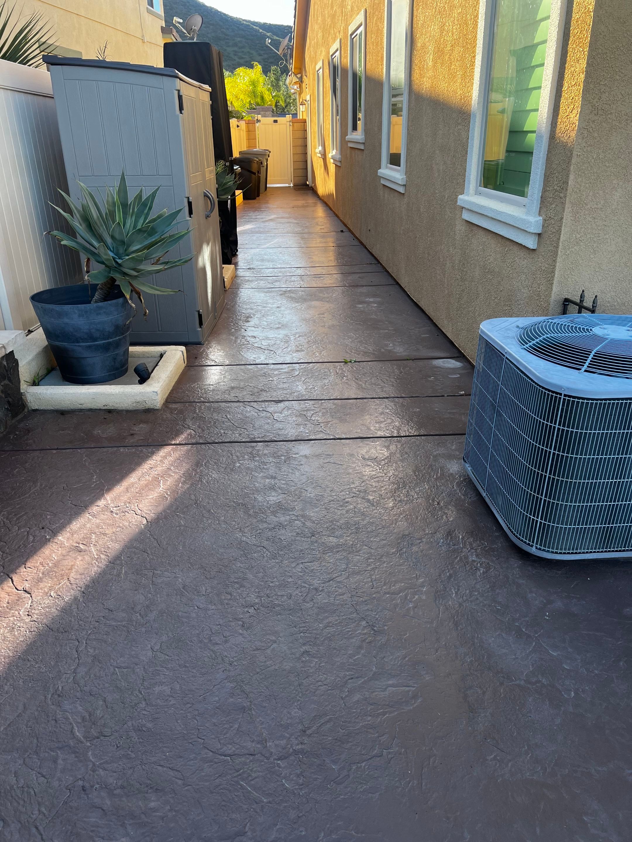 Sandblasting Paint Off Concrete & Sealing in Lake Elsinore, CA by La Power Washing Inc
