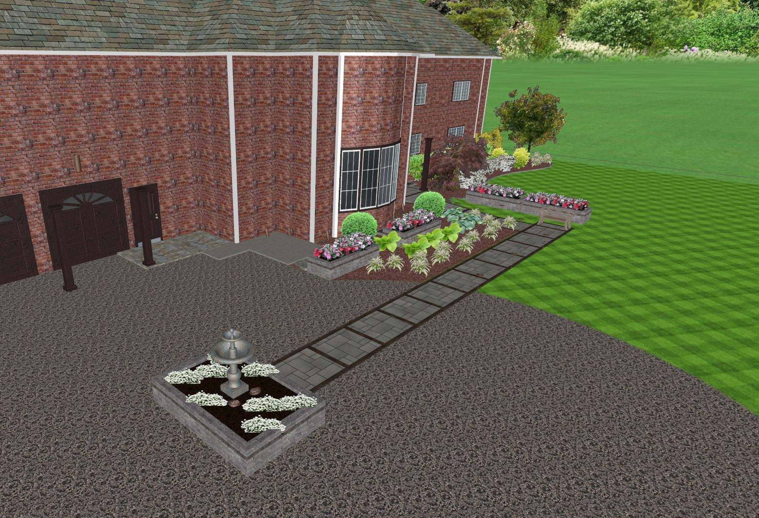 Hardscape Design & Install using Unilock Products by Reisenberg’s Lawn & Landscape, LLC