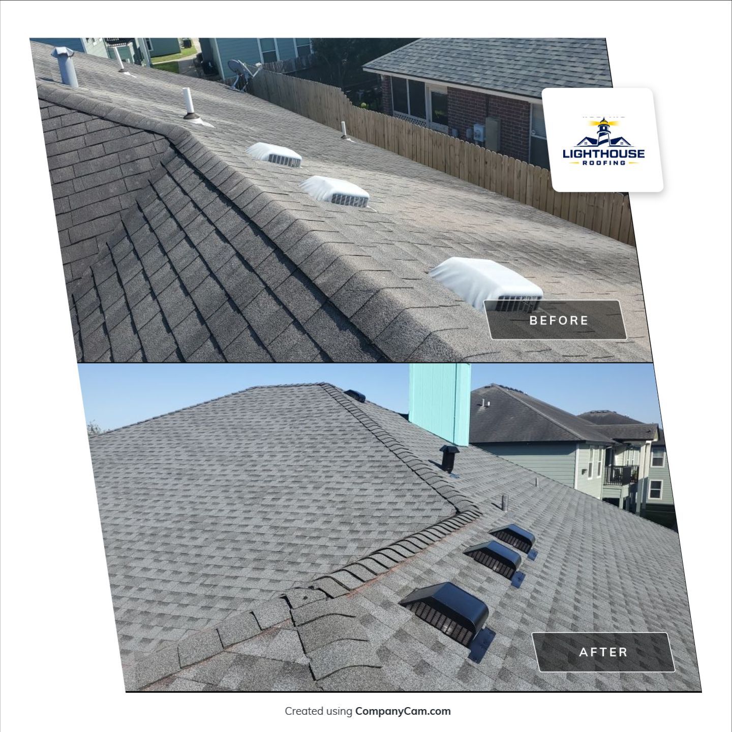 Residential Roofing Installation using GAF Timberline HDZ by Lighthouse Roofing