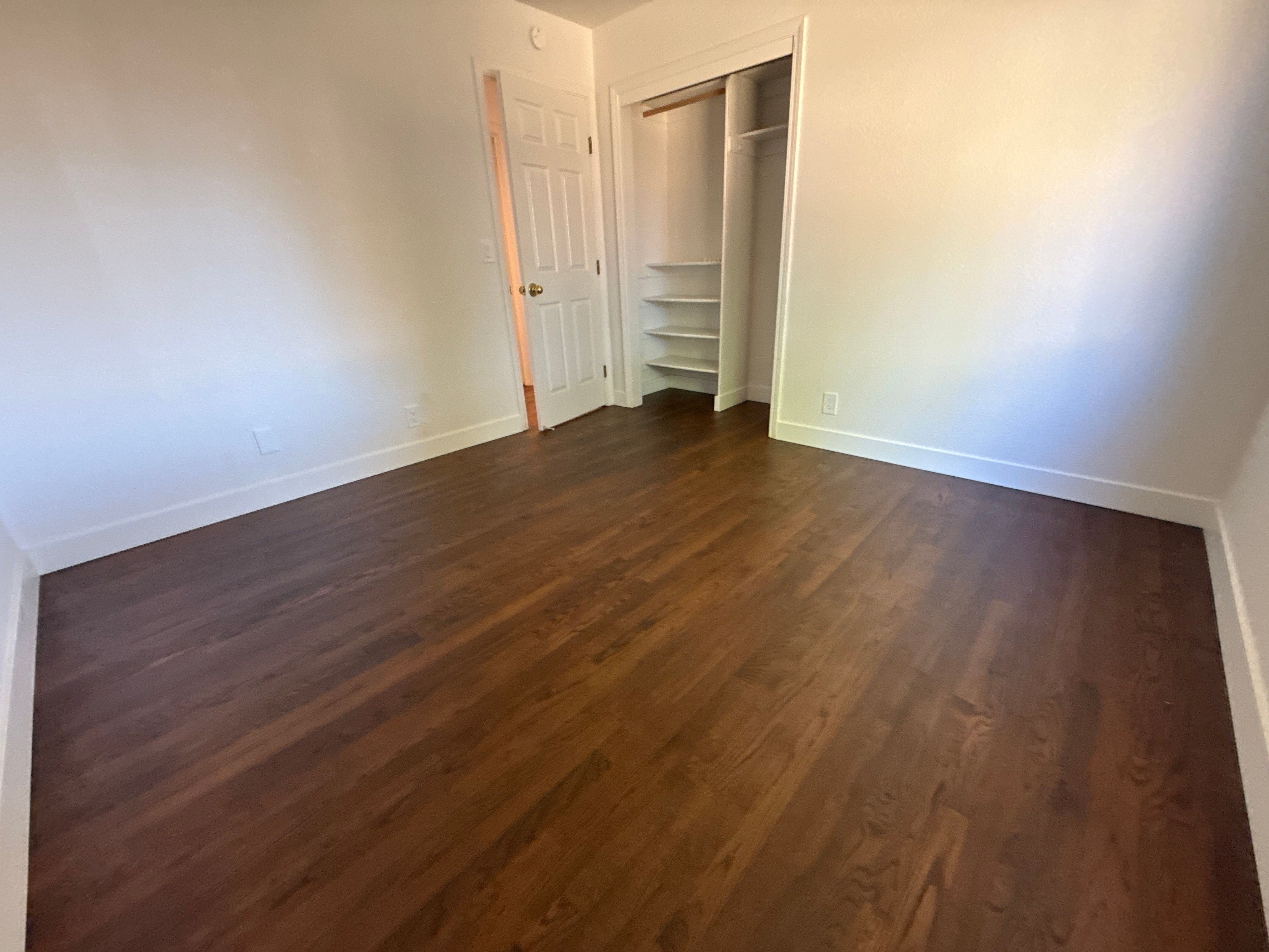 Custom Red Oak Hardwood Floor Installation and Finishing in Roseville by Footprints Floors South Sacramento