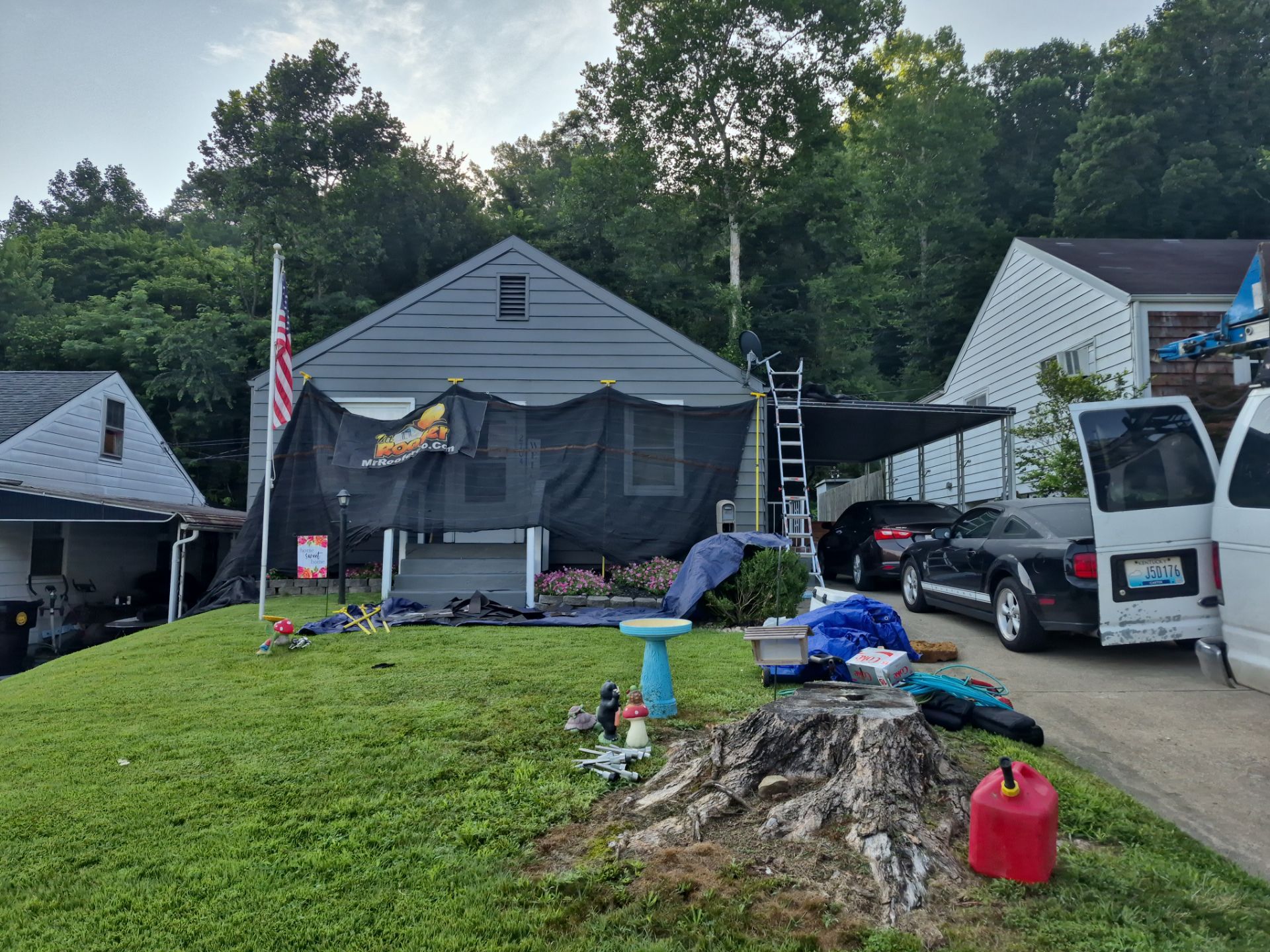 🖤 Sleek. Bold. Built to Last — Granite Black in Portsmouth! by Mr. Roofer