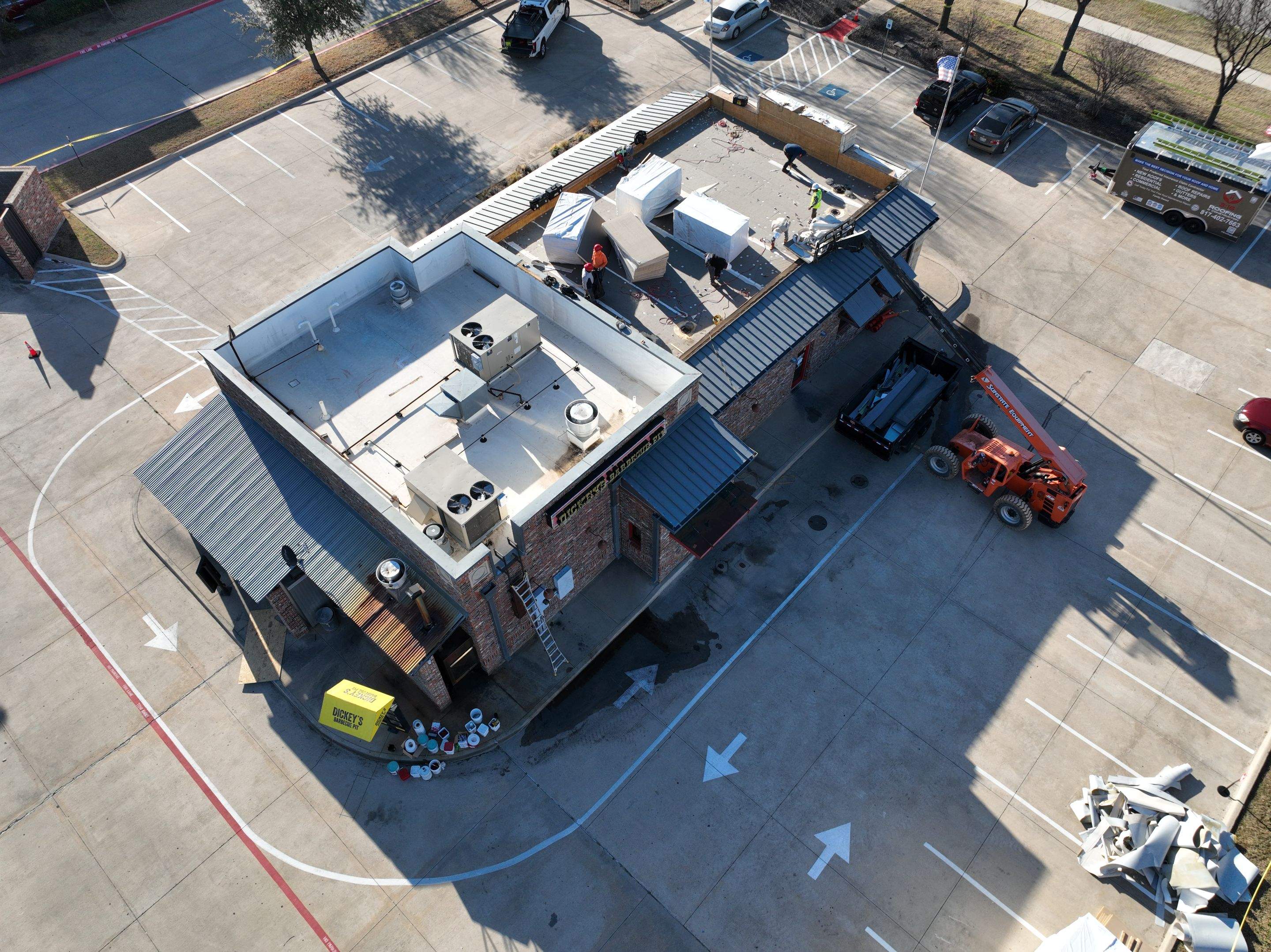 TPO Commercial Roofing Installation by 3:16 Roofing and Construction