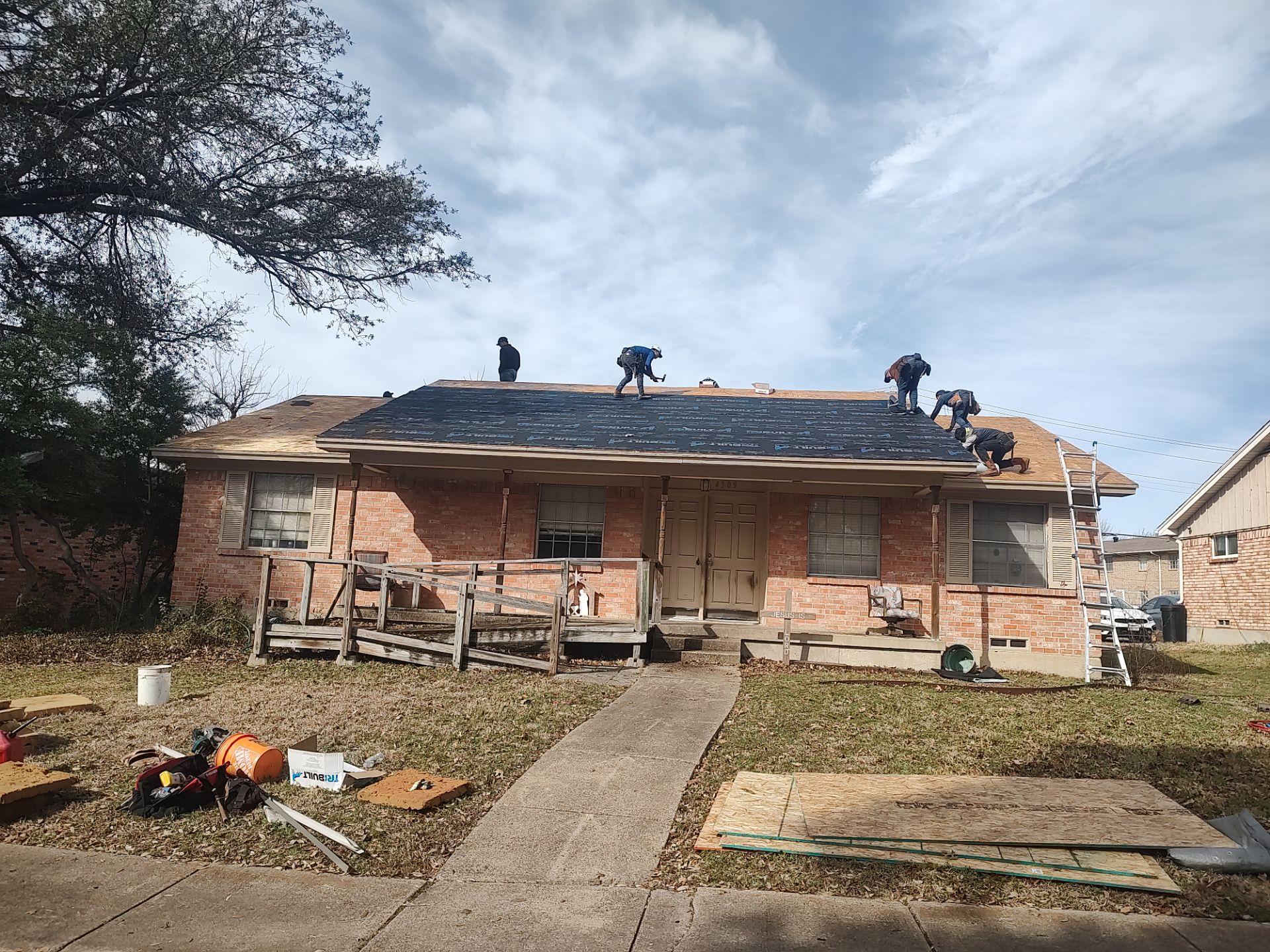 Project in Garland by Rhino Roofing and General Contracting, LLC