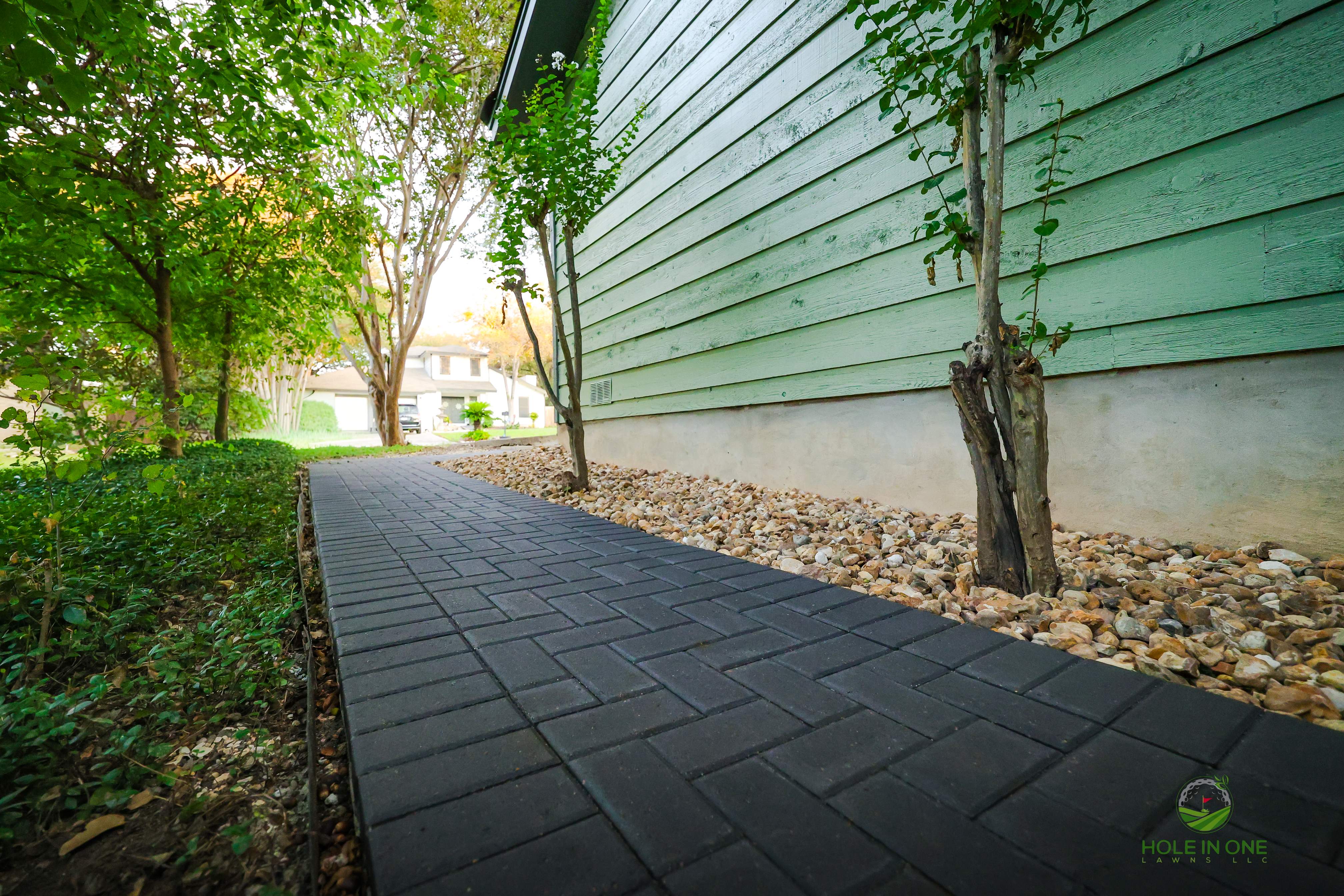 Pet Turf, Holland Paver Walkway & 2x2 Pavers | Green Springs Valley, San Antonio TX by Hole In One Lawns, LLC
