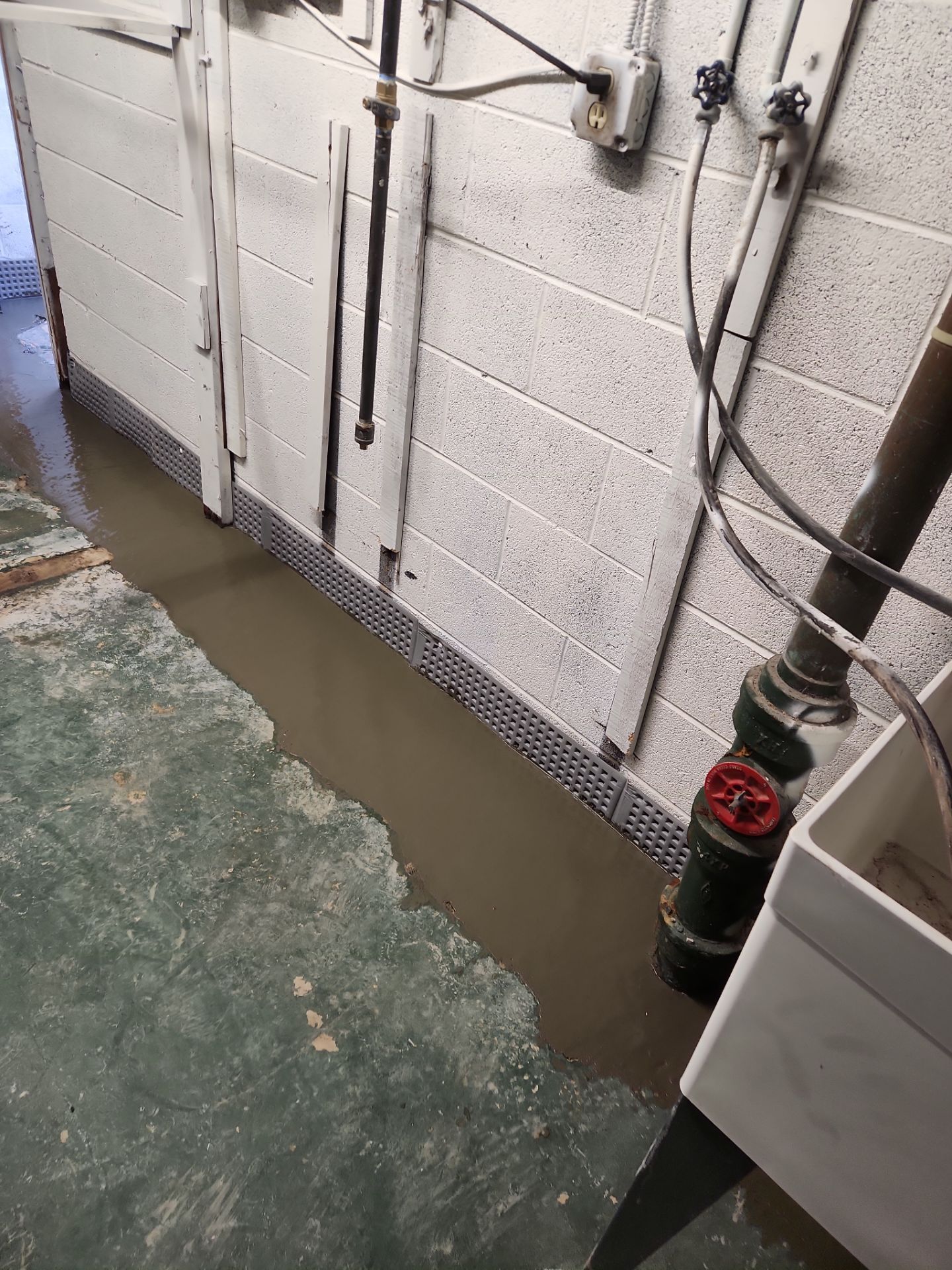 Interior French Drain & Mold Remediation Project in Manville, New Jersey by Pure Service Pro, LLC 