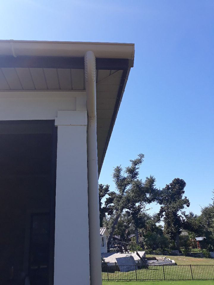 Gutter Installation using Half Round Seamless Gutters by Gutter Professors