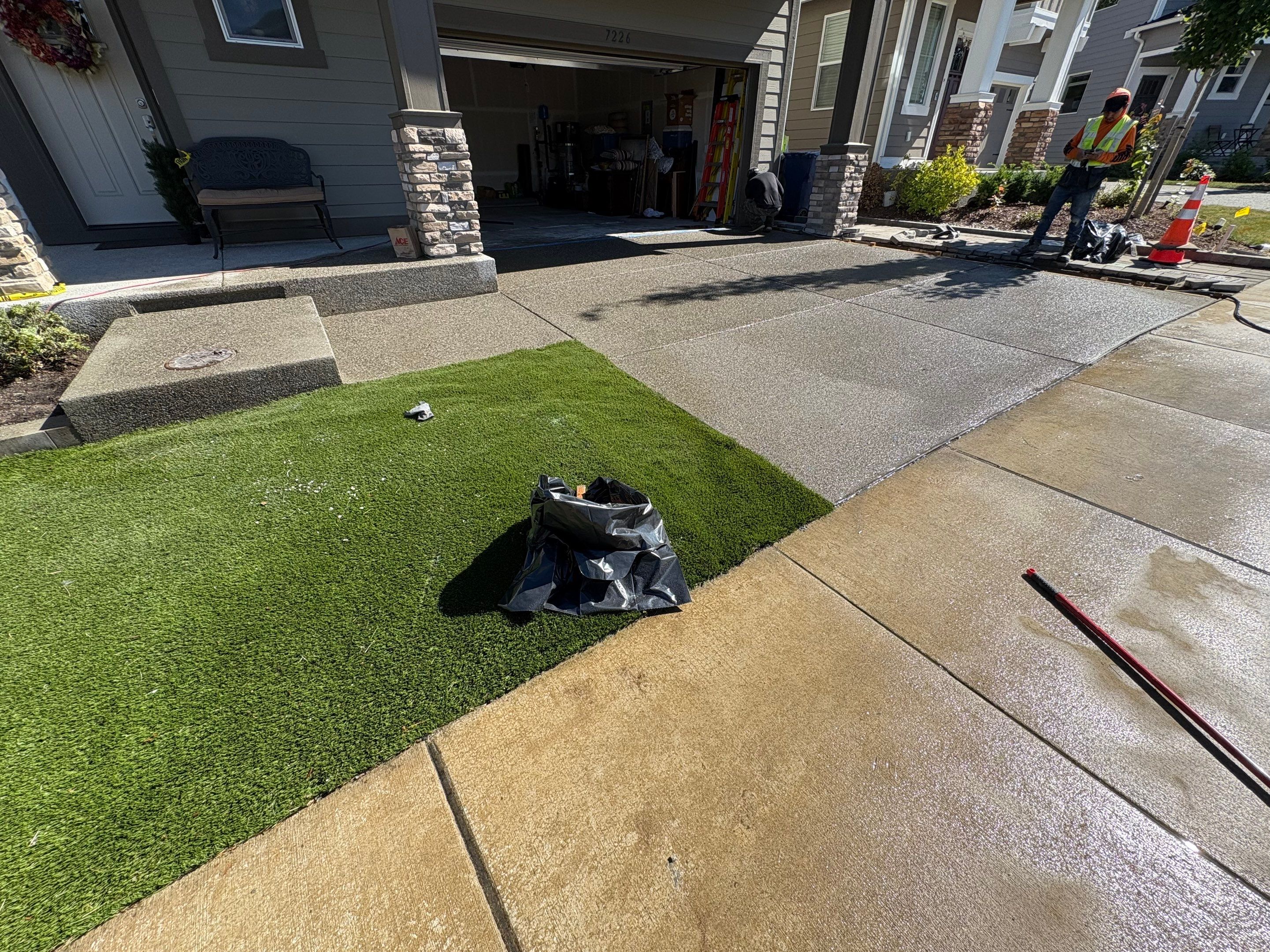 Concrete Driveway Makeover | Snohomish  by Jireh Asphalt & Concrete Inc 