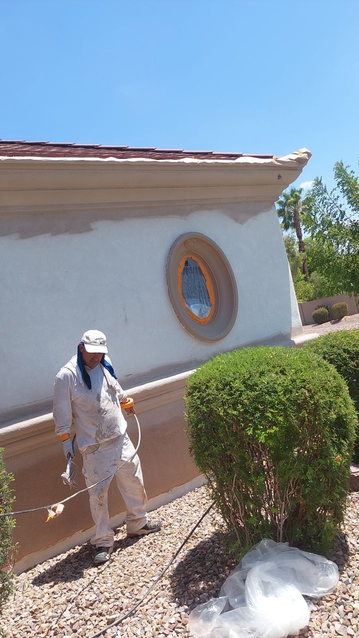 Exterior Paint Job in Mesa by Crash of Rhinos Painting & Garage Floors