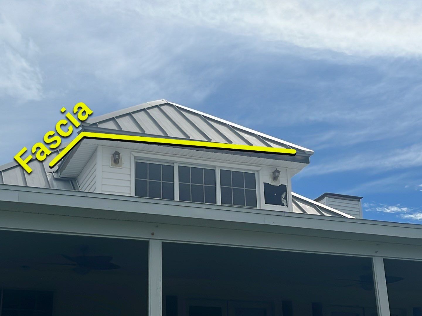 Soffit and Fascia Installation in Sanibel FL by Gutter Professors