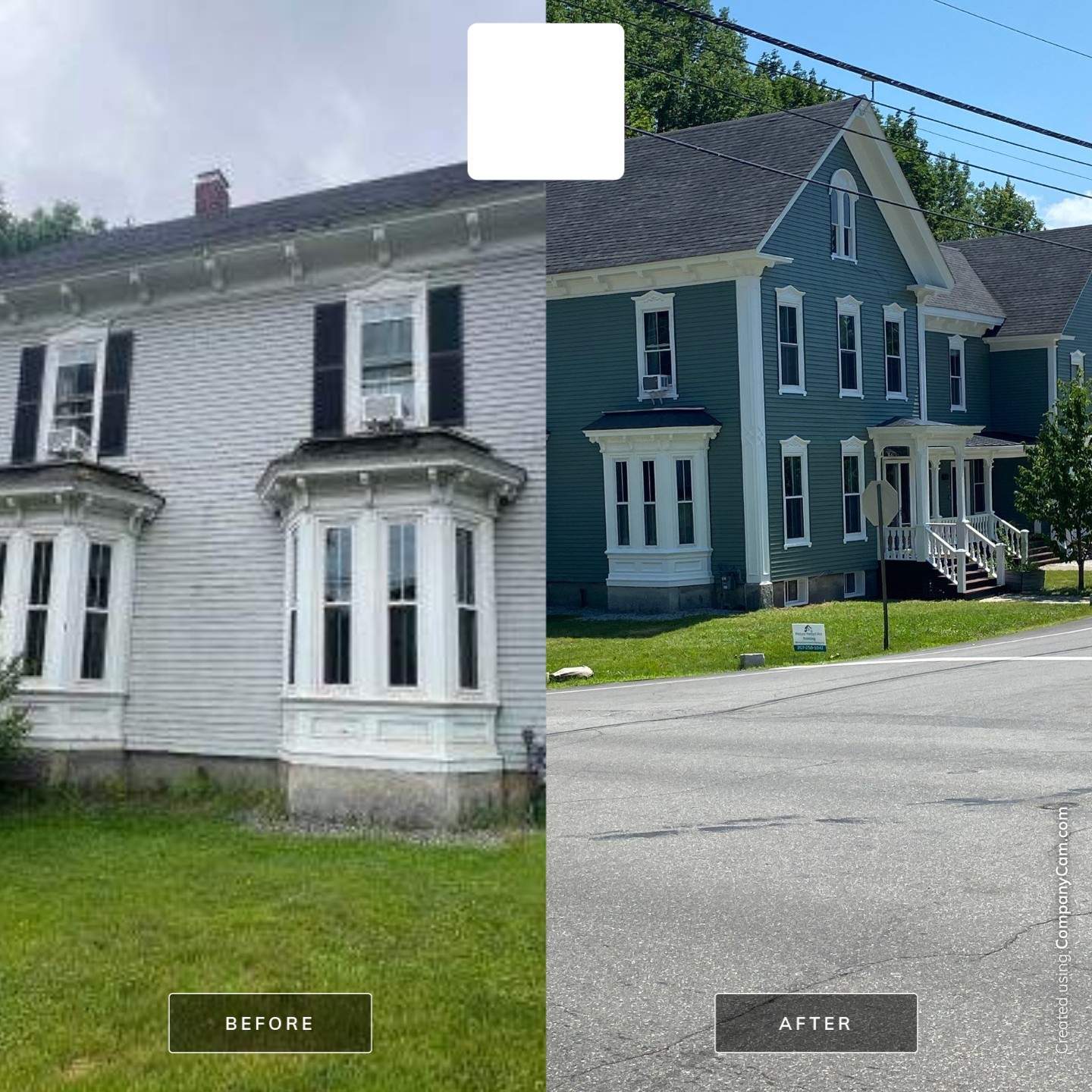 Exterior Home Painting and Carpentry Repairs in Hallowell by Picture Perfect Pro Painting