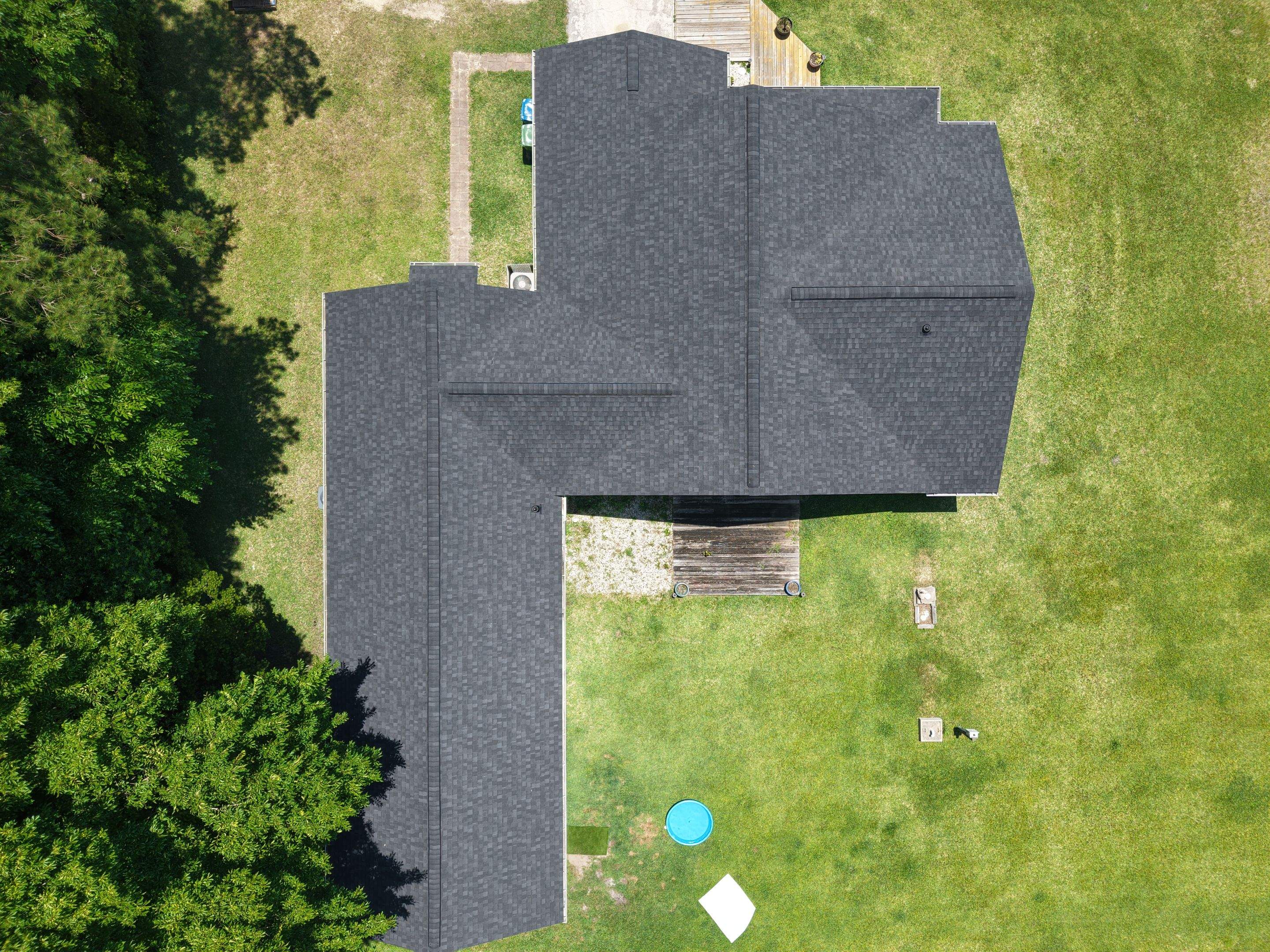 Sneads Ferry FORTIFIED Roof Replacement with CertainTeed Landmark Charcoal Black by RGR Construction and Roofing, LLC