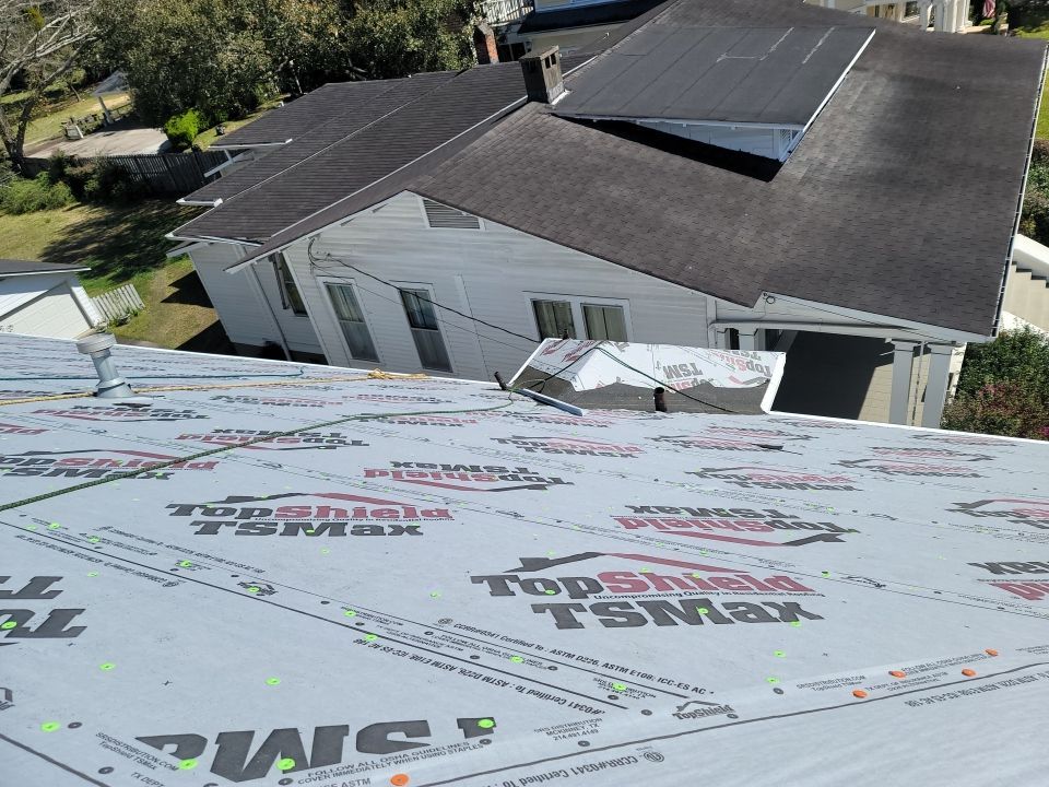 Residential Roofing Installation using Roof Replacement by American Roofing & Construction LLC