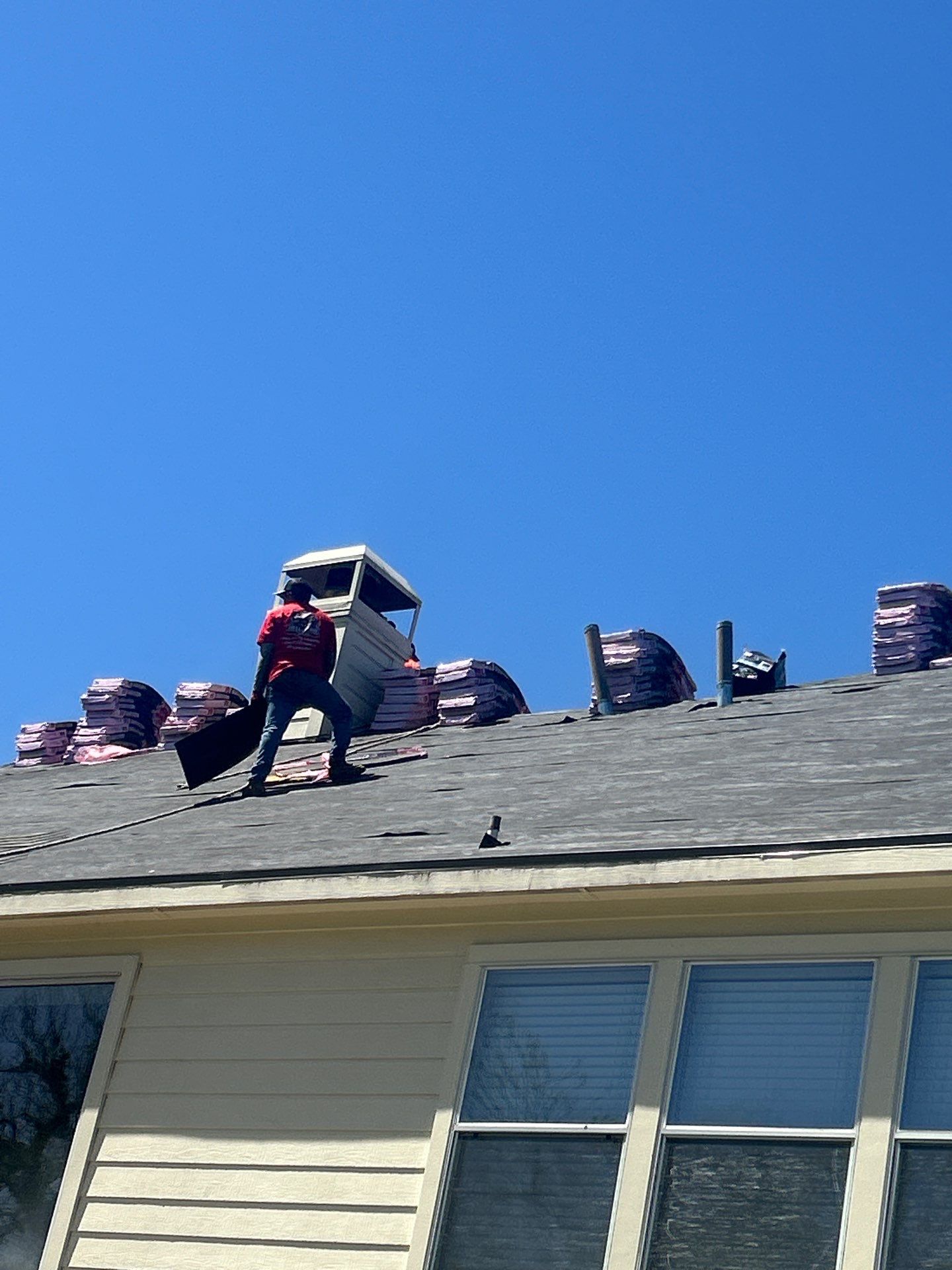Residential Roofing Installation using Owen's Corning Duration (Lifetime) Shingles by Roof Repair Company