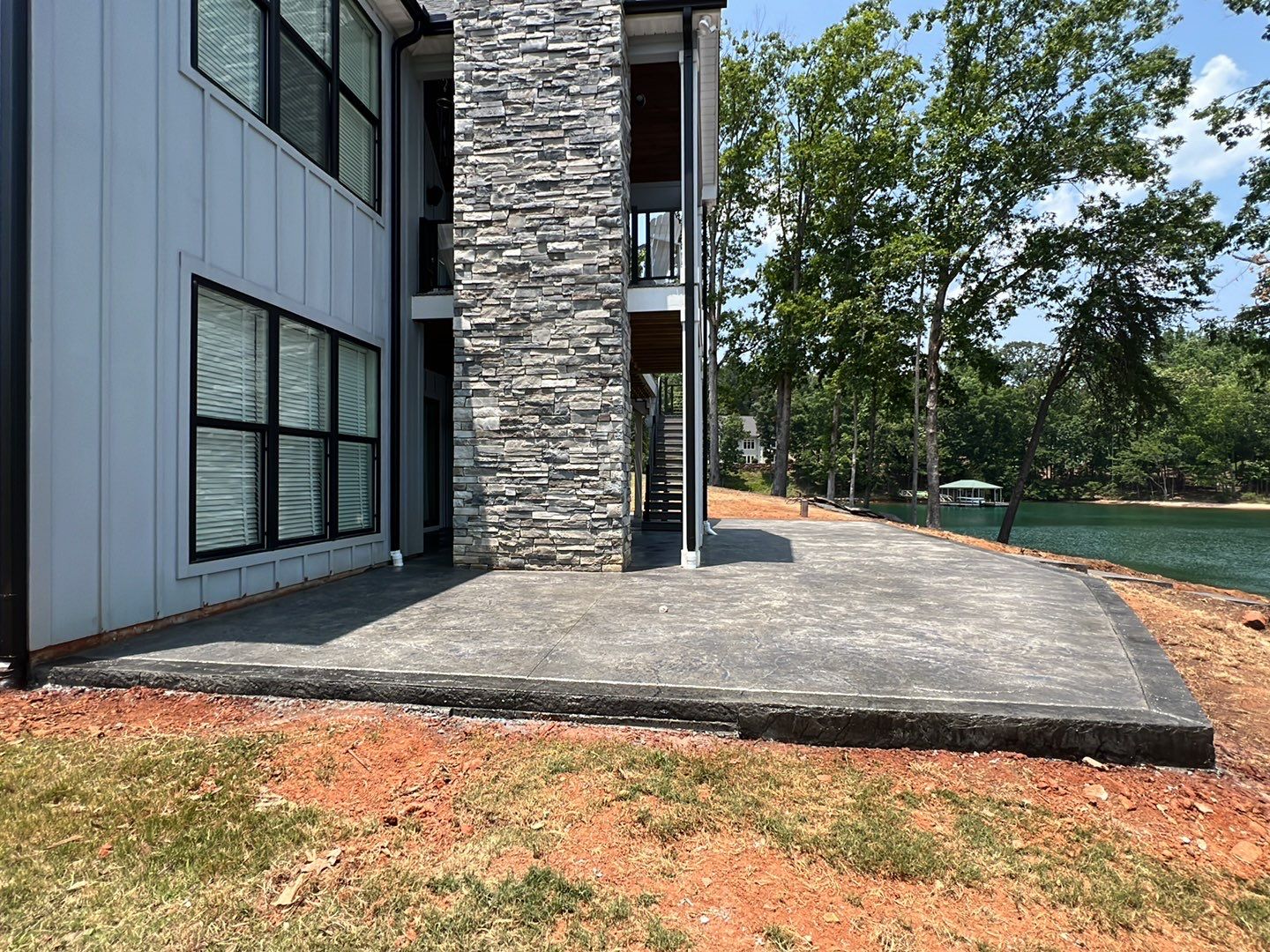 Stamped Concrete Patio by Xtreme Concrete Services